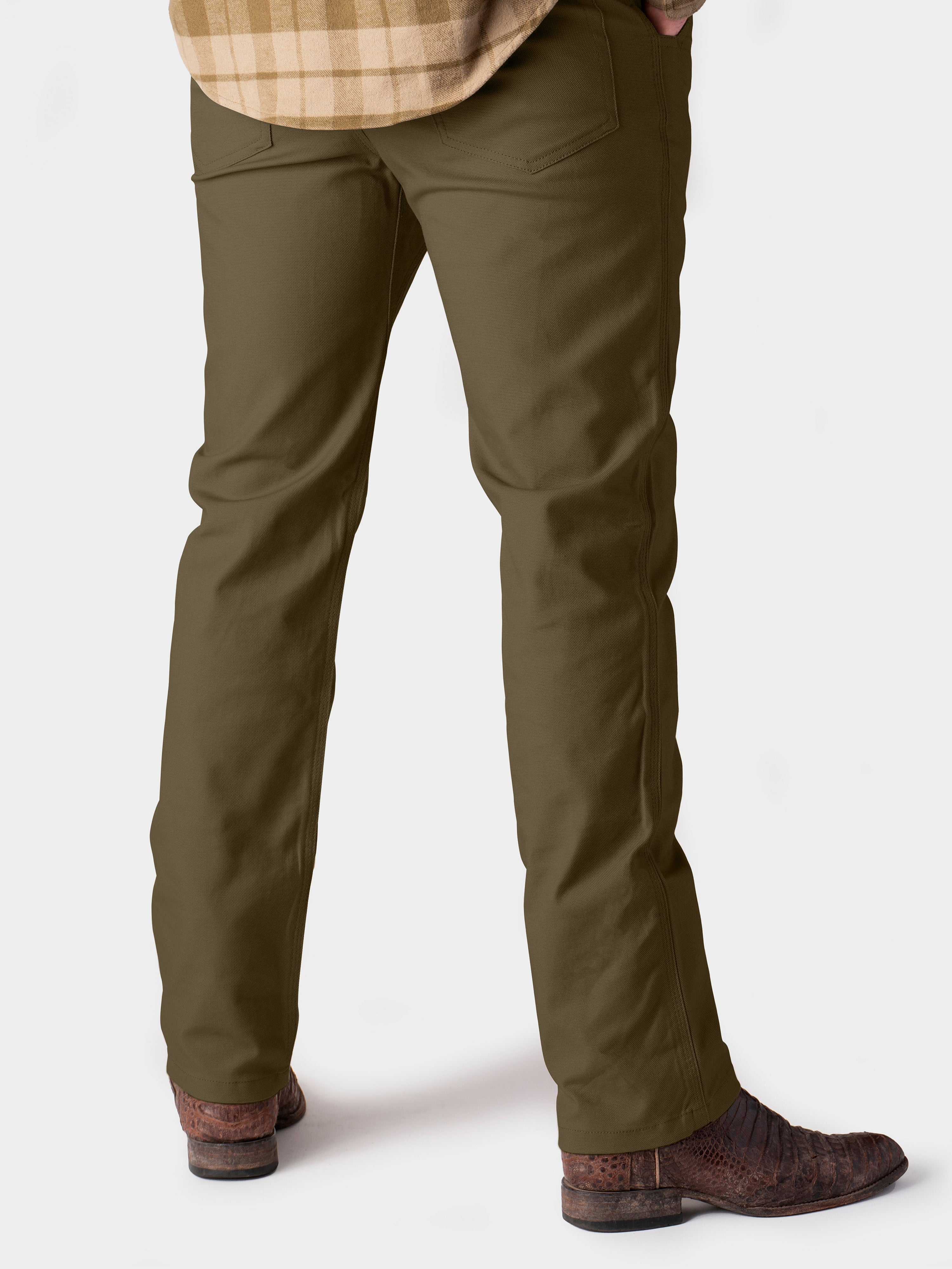 M's Brush Pants - Dark Olive (Past Season)