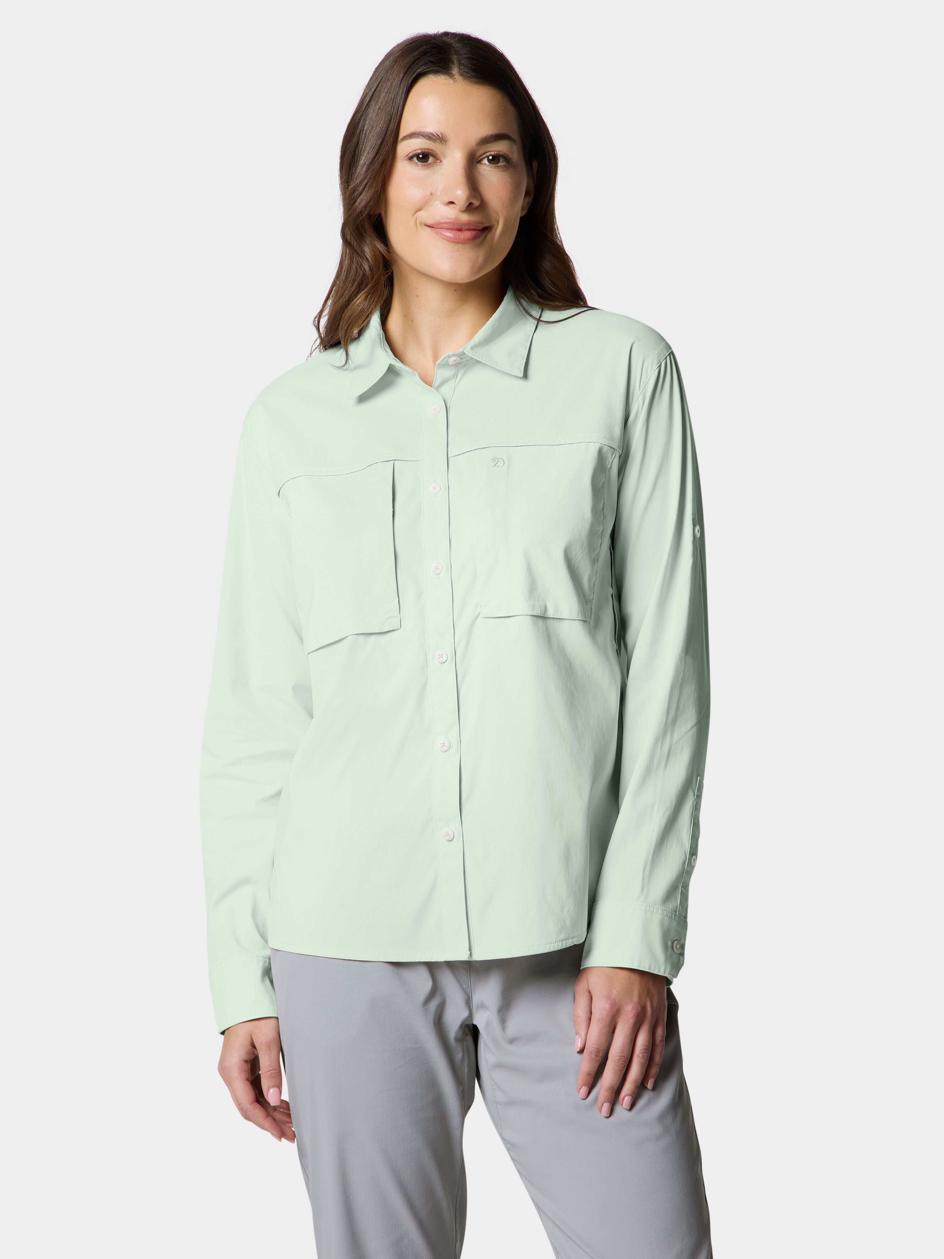W's Lightweight Fishing Shirt Long Sleeve - Sea Foam
