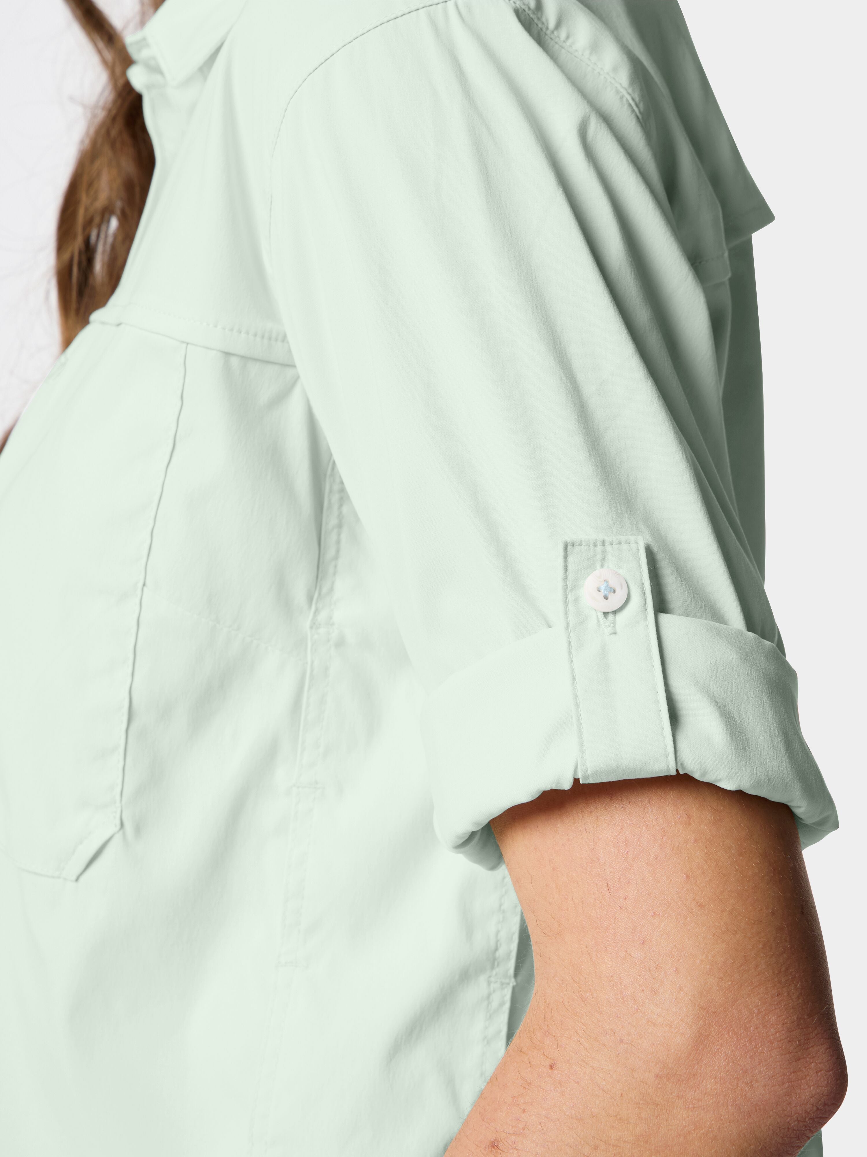 W's Lightweight Fishing Shirt Long Sleeve - Sea Foam