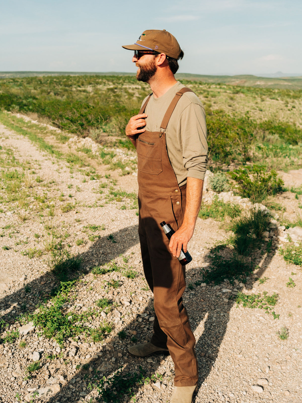 Men's Brush Overalls - Pin Oak