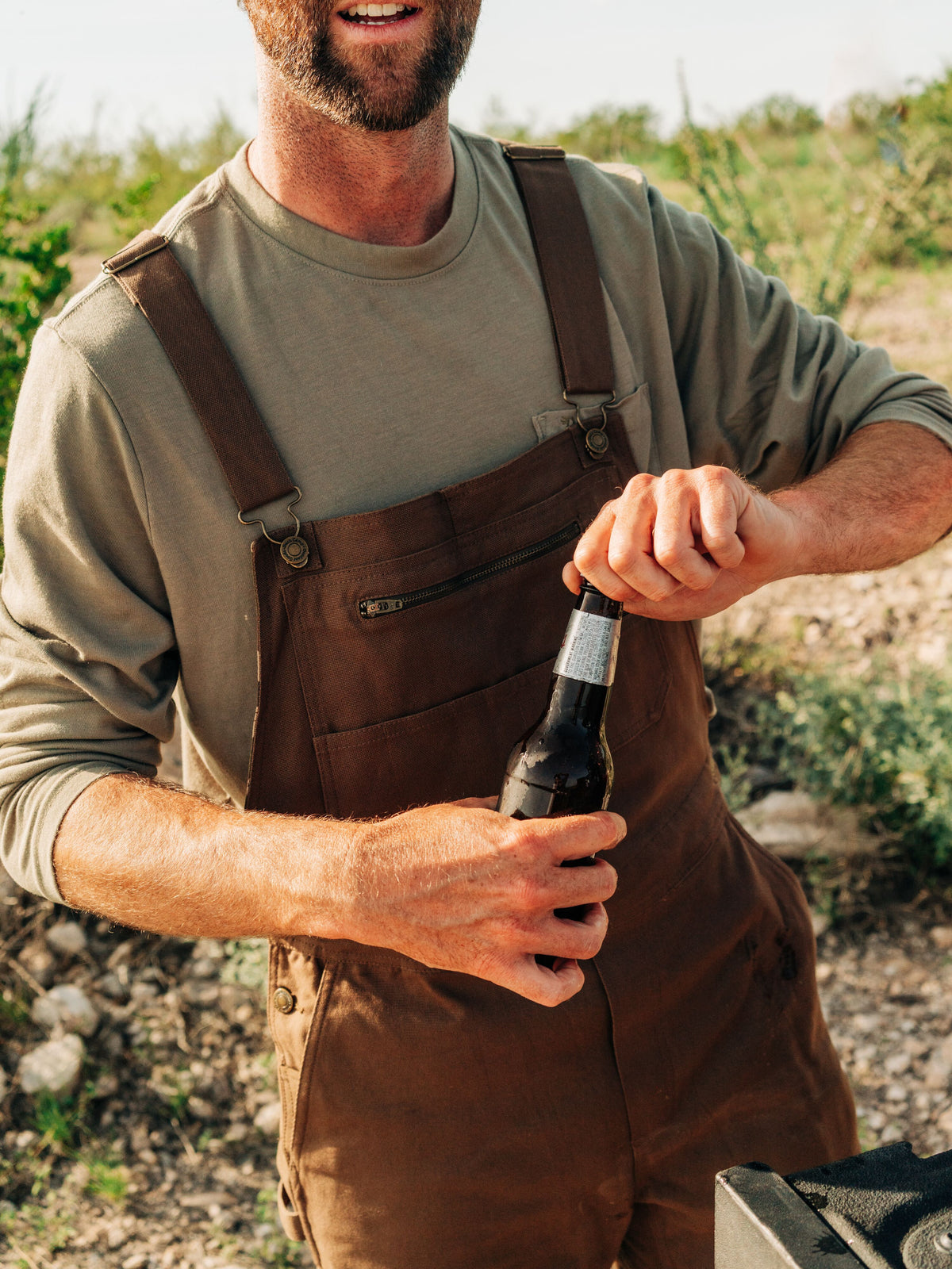 Men's Brush Overalls - Pin Oak