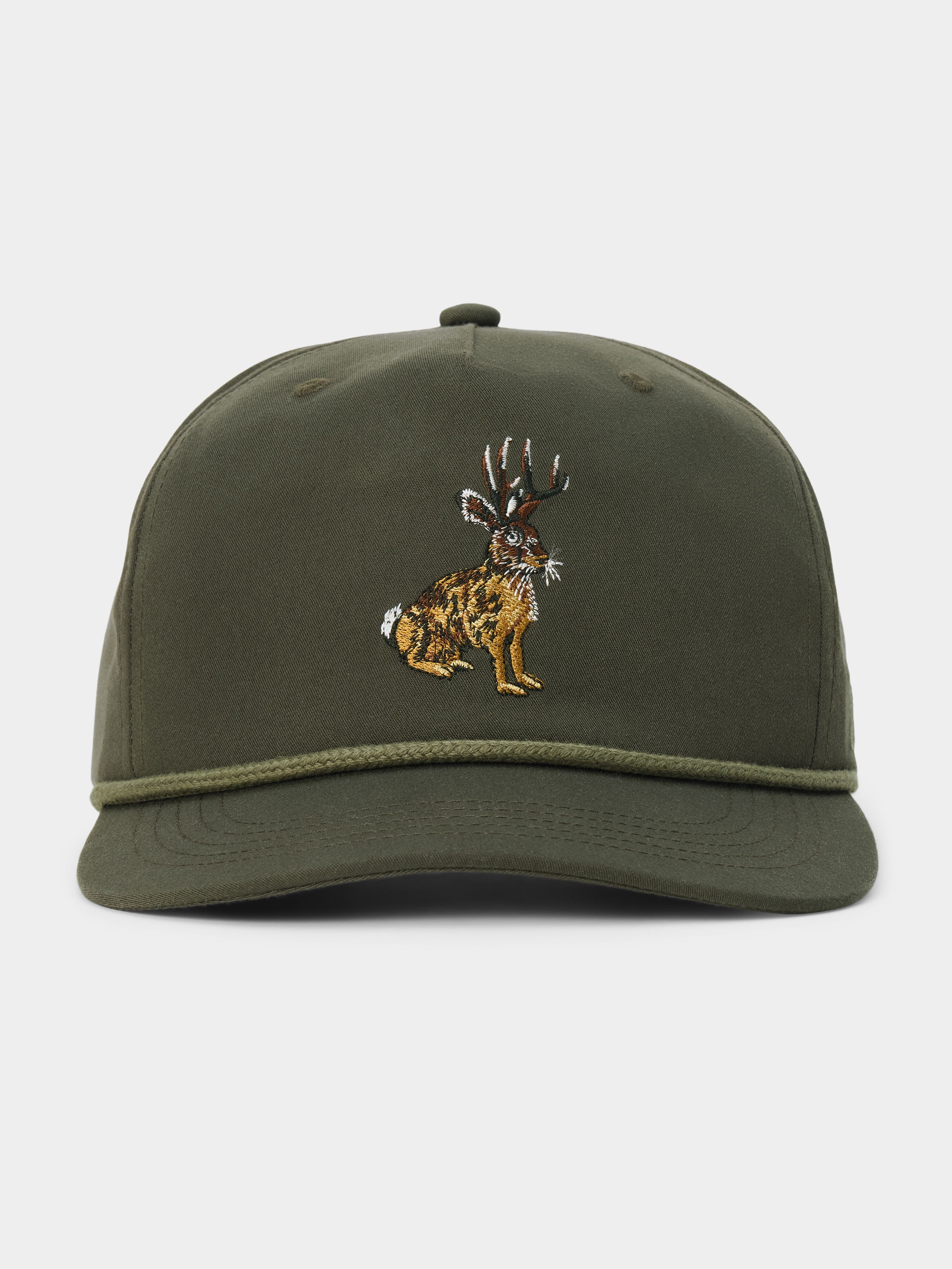 Jackalope Hat - Raven