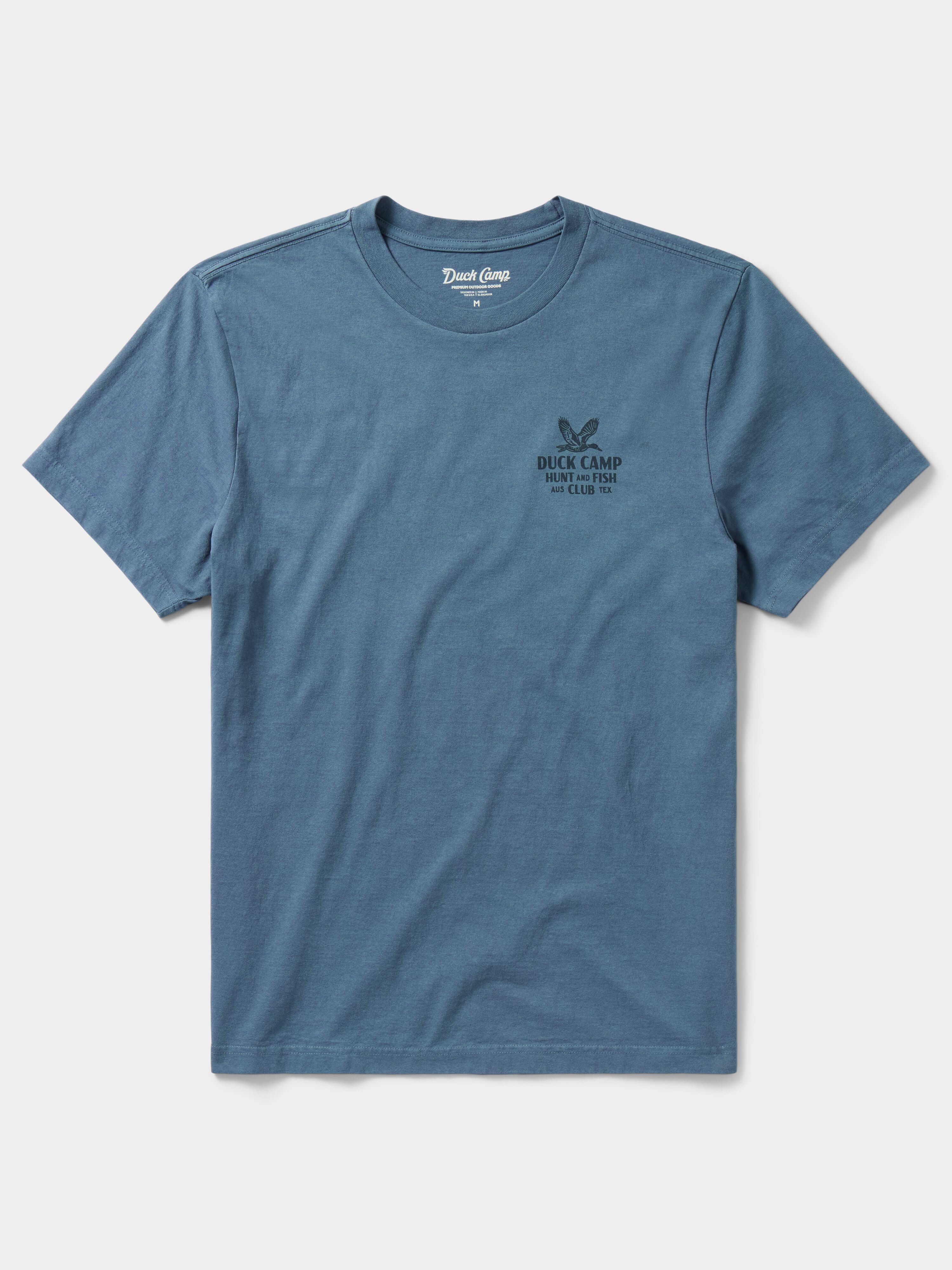 Hunt and Fish Club T-Shirt - Dark Denim