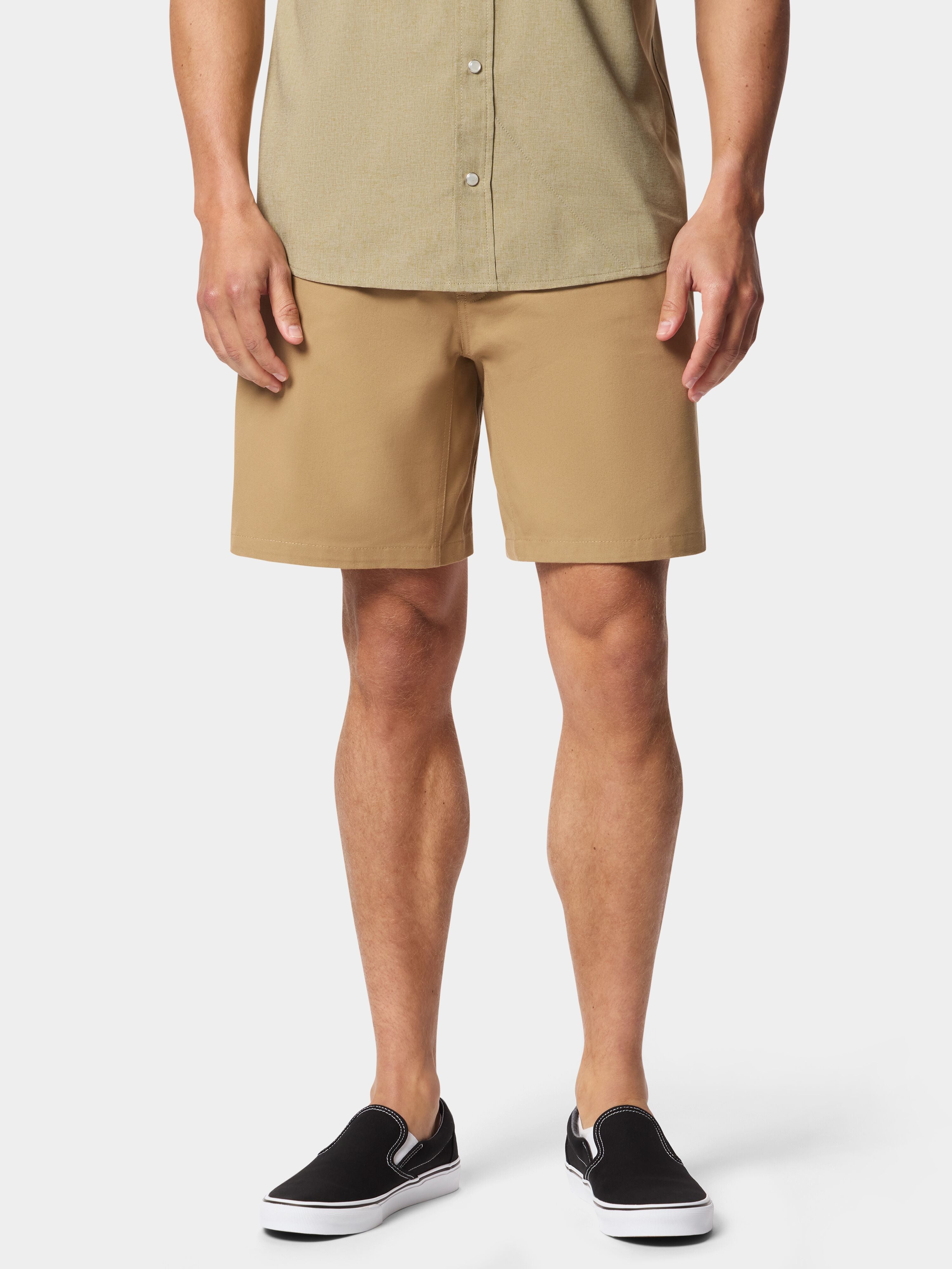 M's Brrr® Lightweight Brush Shorts 8" - Reed