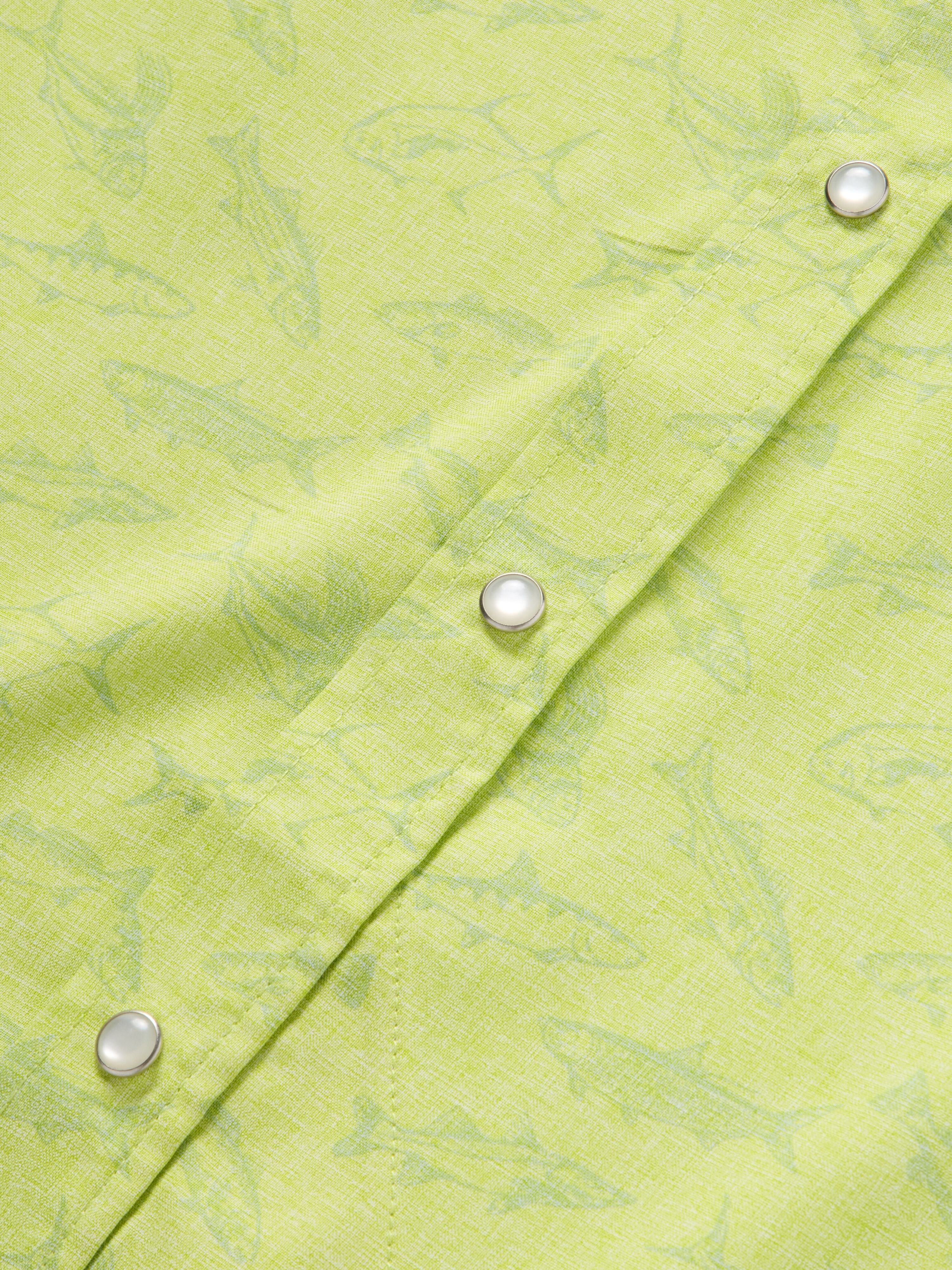 Men's Brrr® Performance Shirt Short Sleeve - Islet Coastal Frenzy