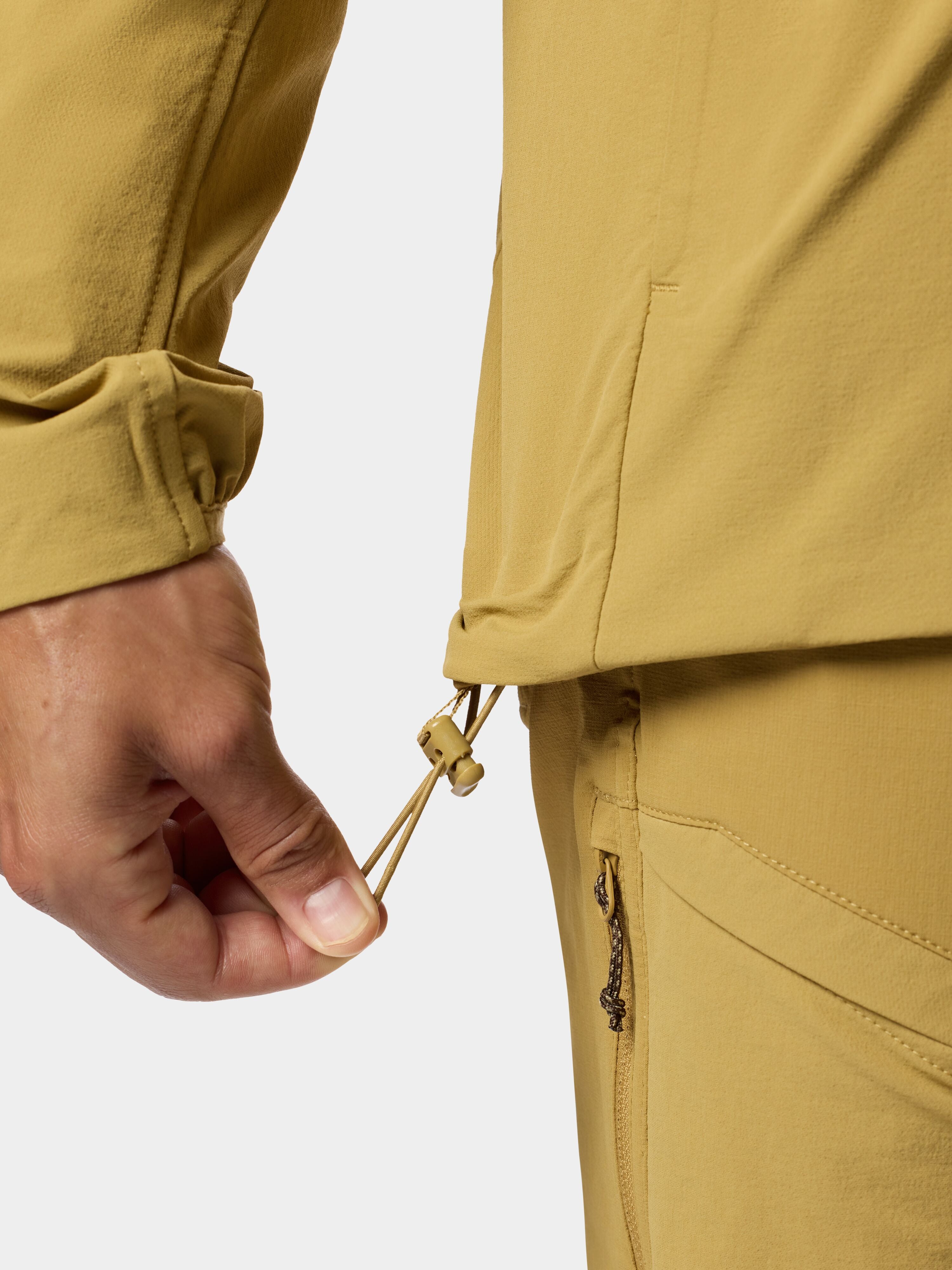 Men's Field Tech Hoodie - Wheat / Blaze
