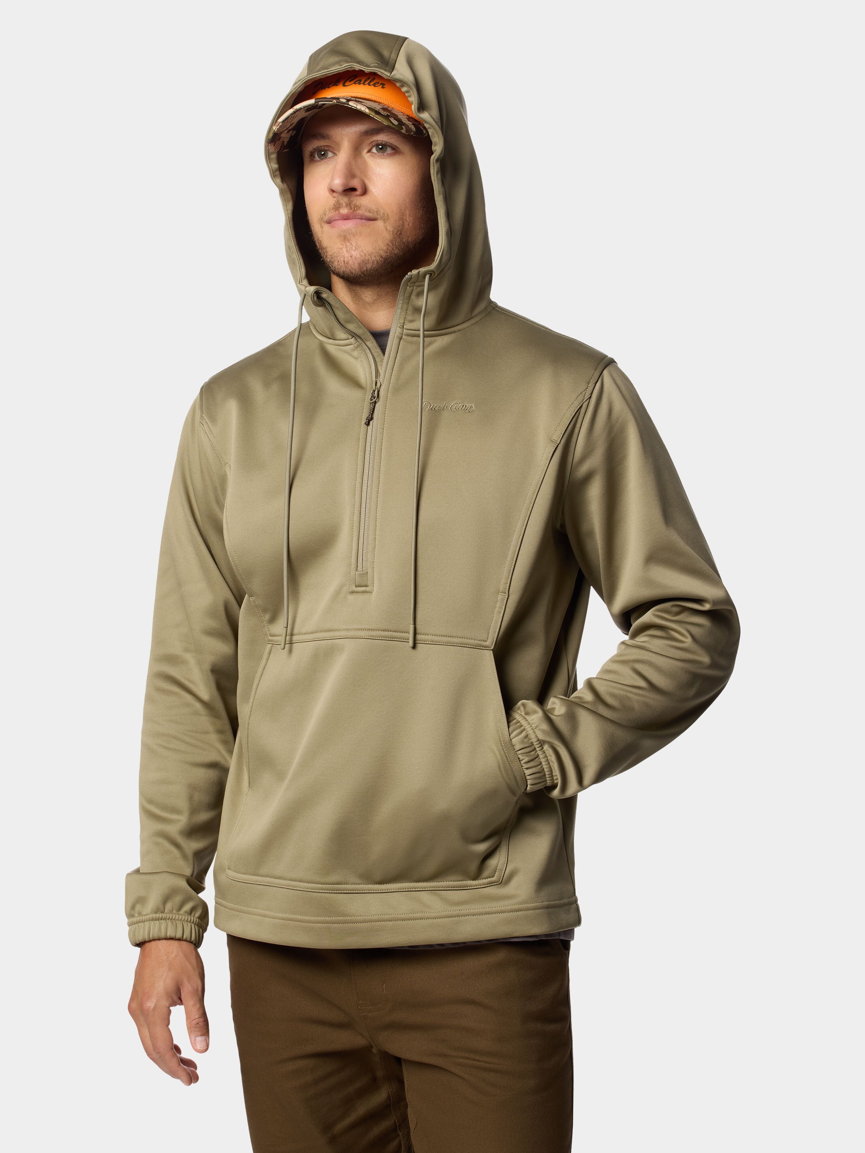 Men's Head Guide Half Zip Hoodie - Sagebrush