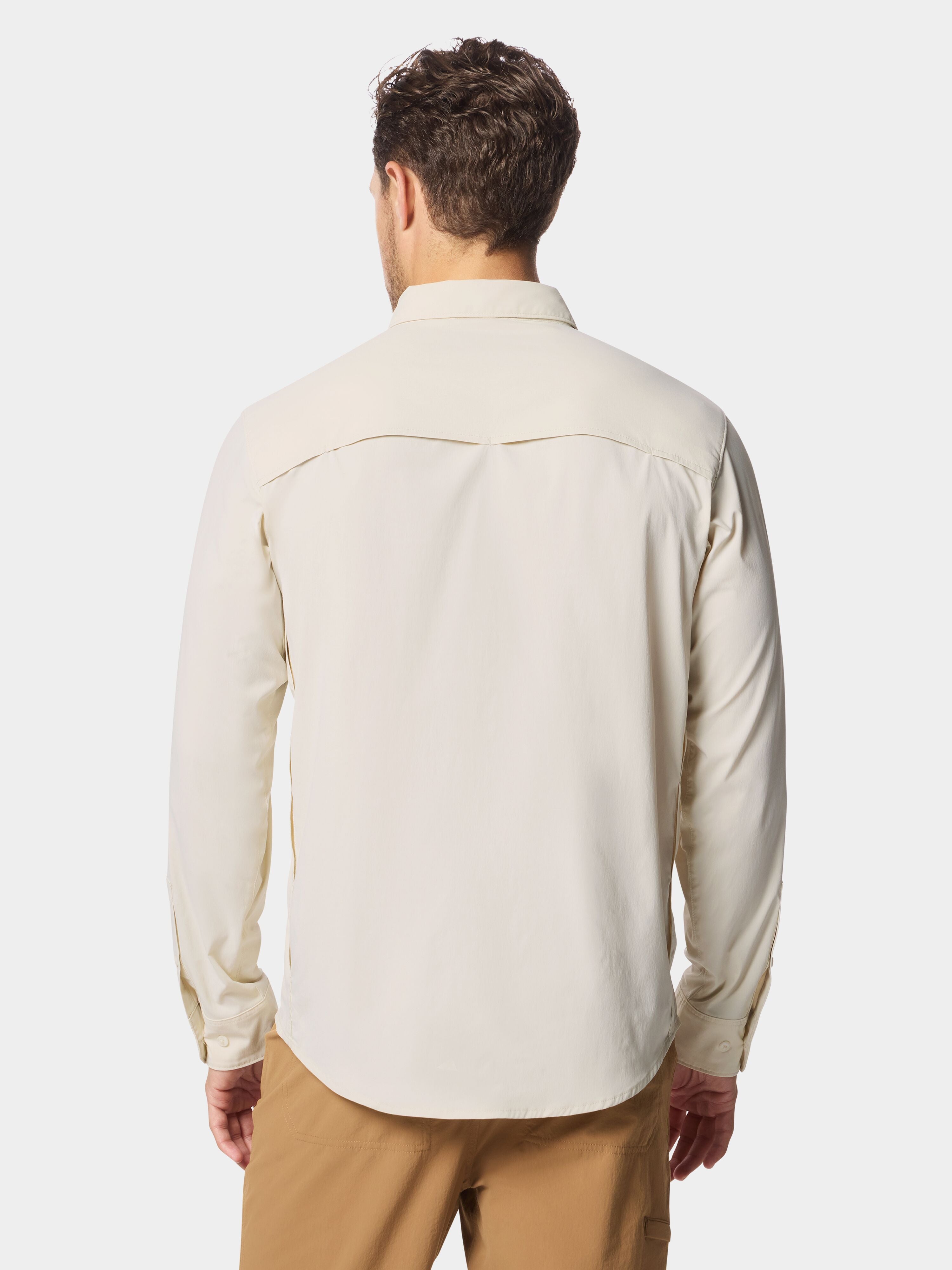 Men's Lightweight Fishing Shirt Long Sleeve - Birch