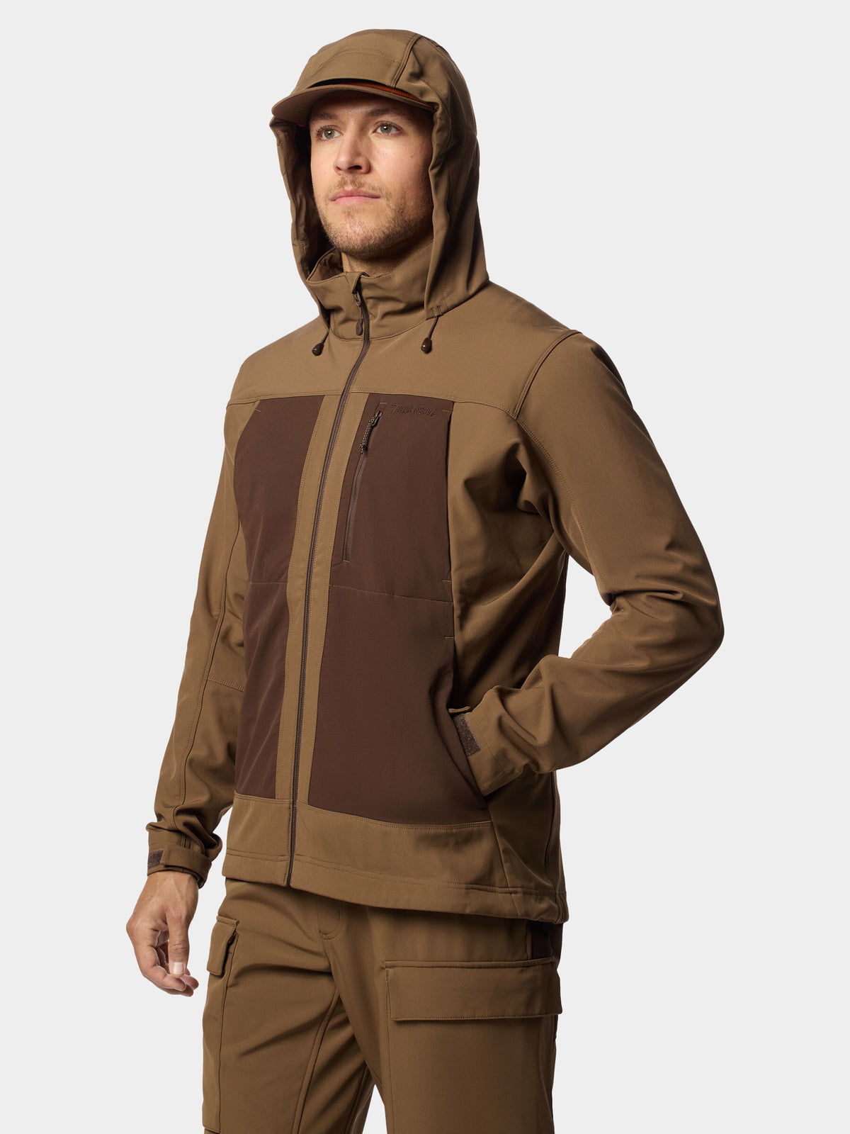 Men's Terrain Guard Softshell Hoodie - Pin Oak