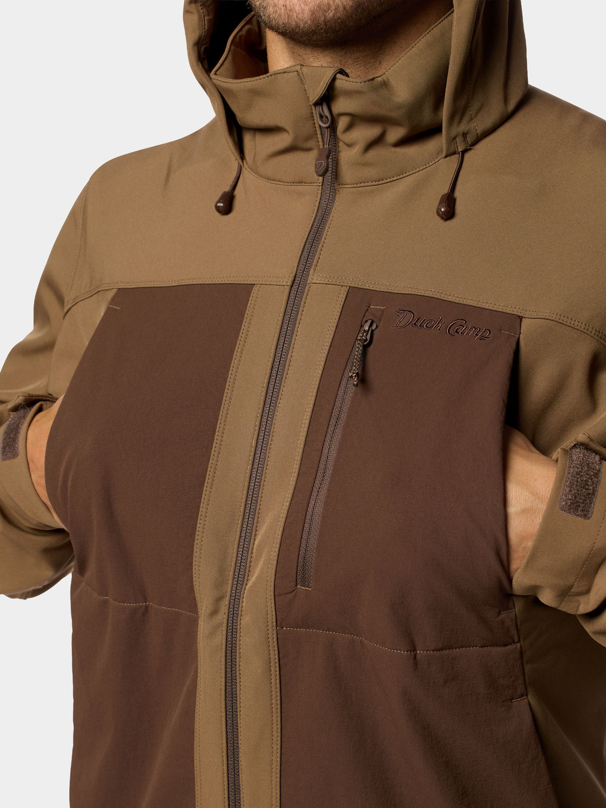Men's Terrain Guard Softshell Hoodie - Pin Oak