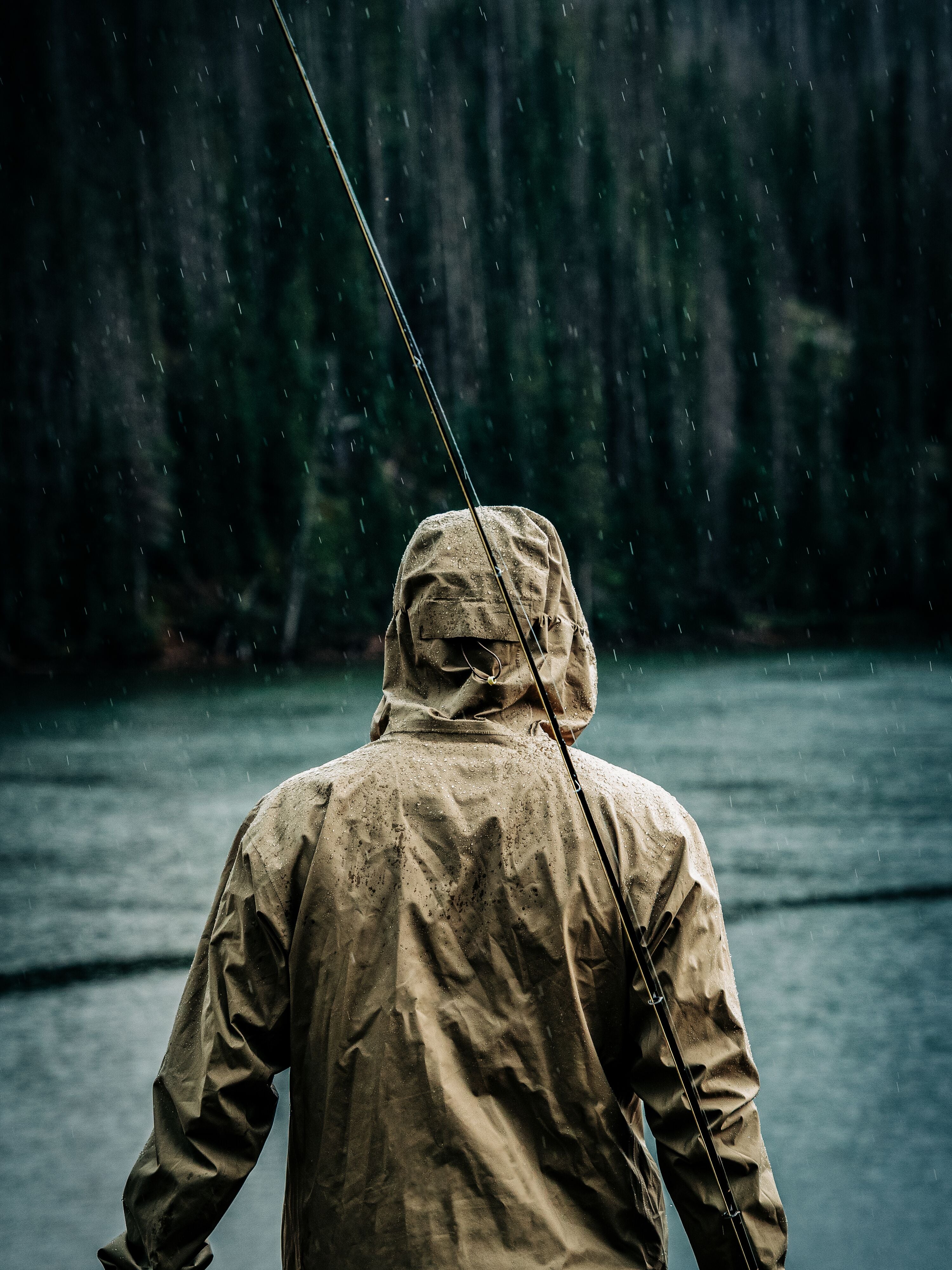 Men's 3L Packable Rain Shell - Sagebrush