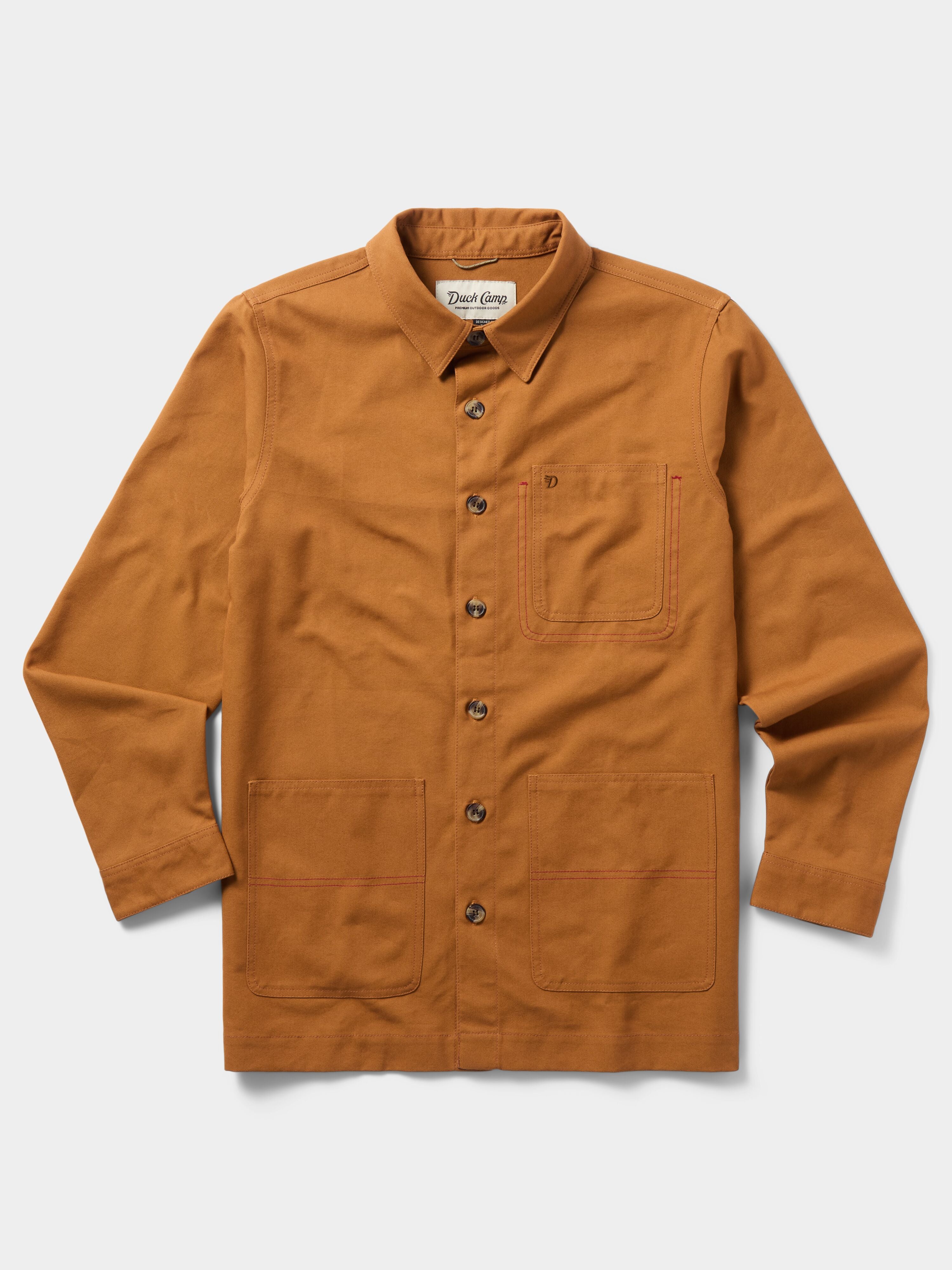 M's Brrr® Lightweight Brush Overshirt - Coastal Copper