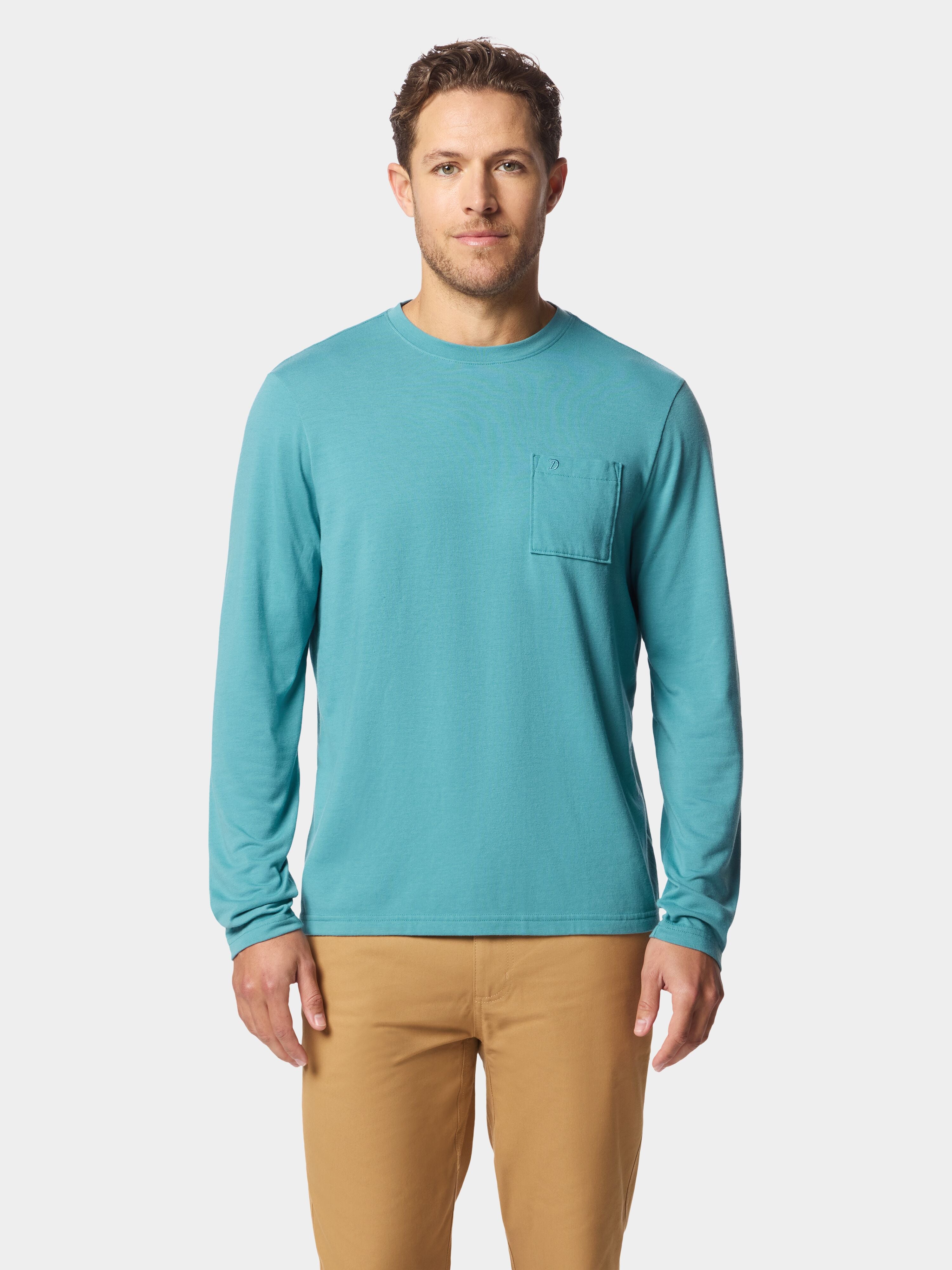 M's Essential drirelease® Crew - Storm Blue