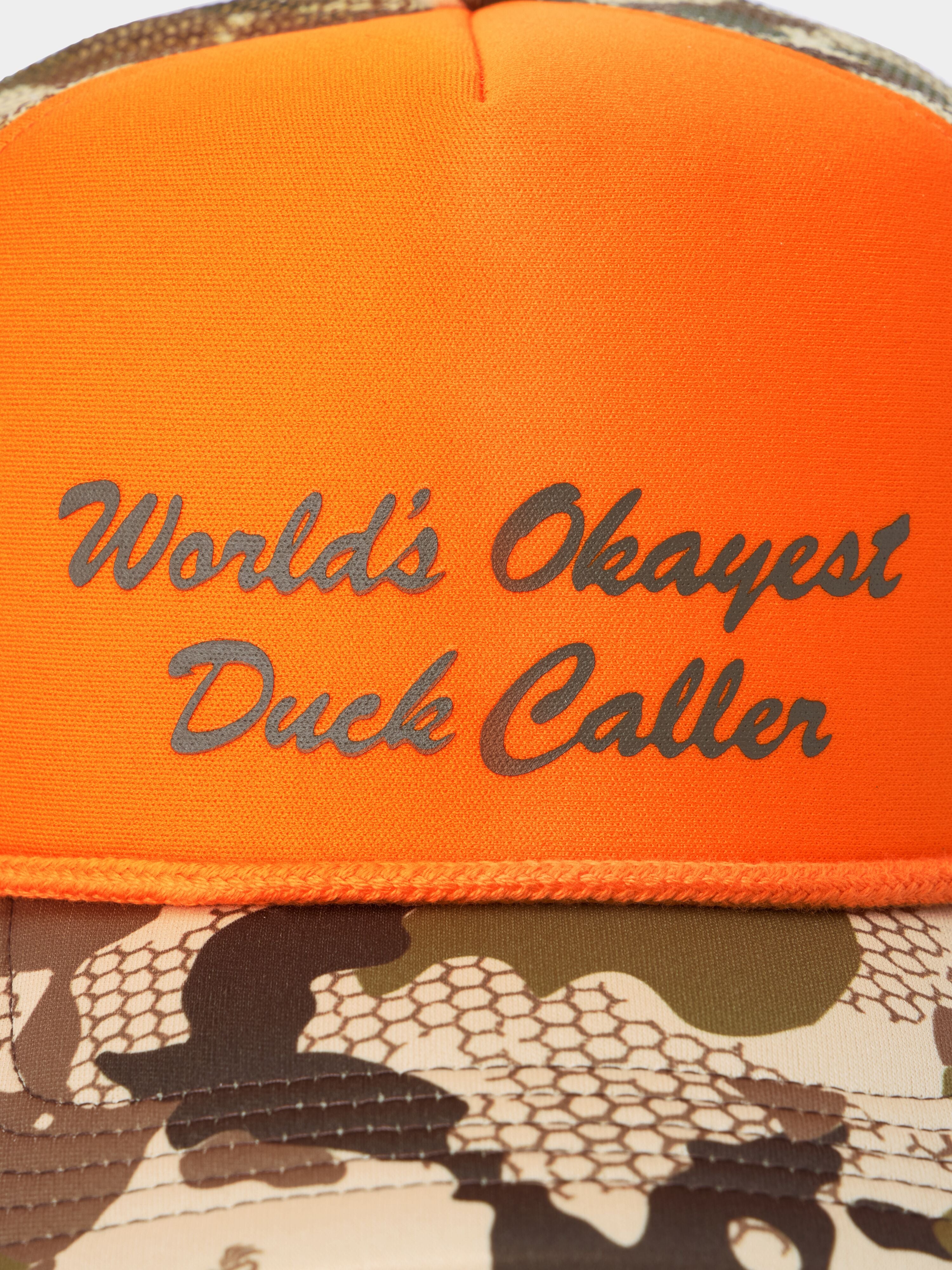 Okayest Duck Caller Retro Trucker - Wetland