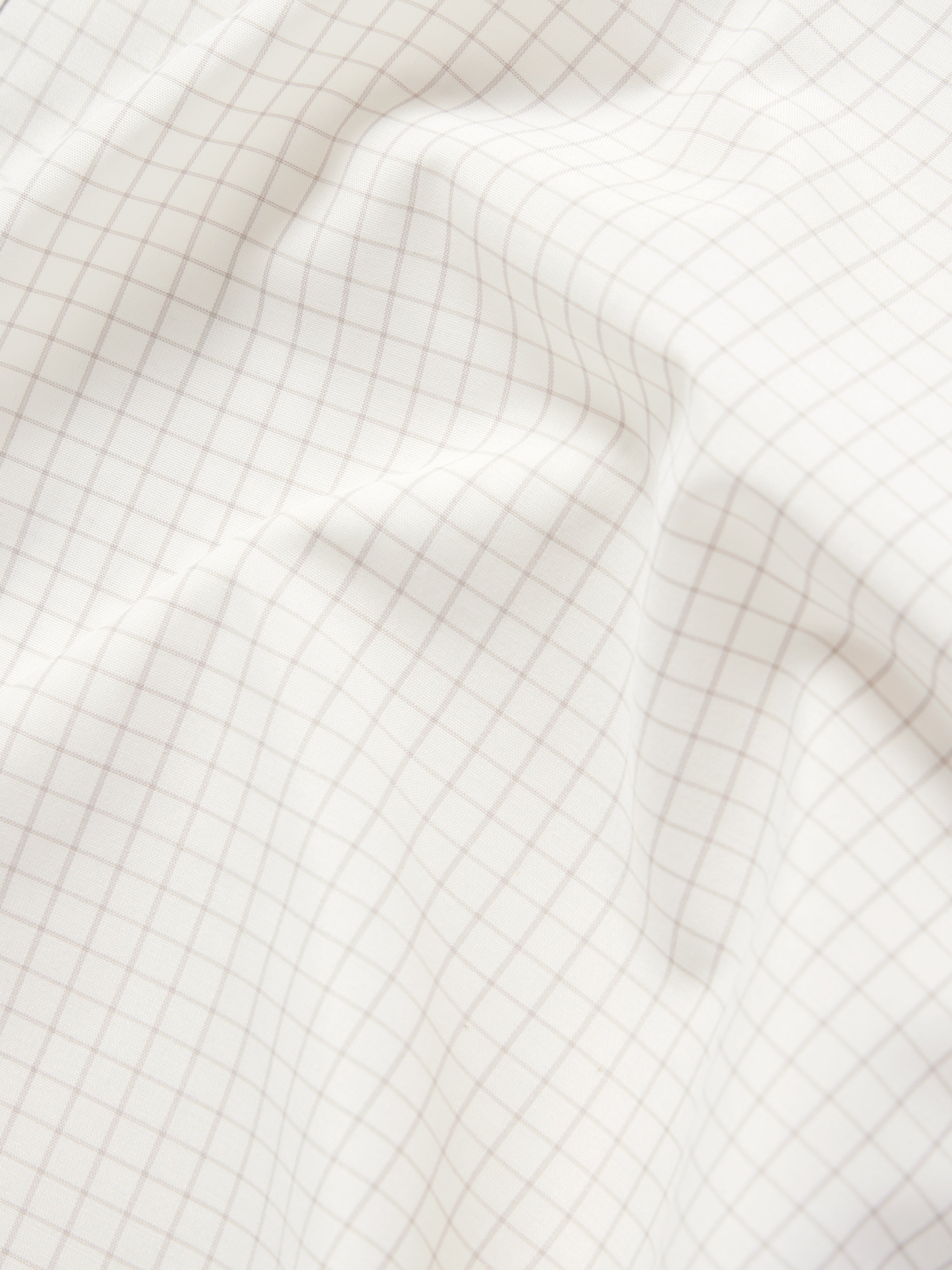 M's Helm Shirt Short Sleeve - White Oyster Grid