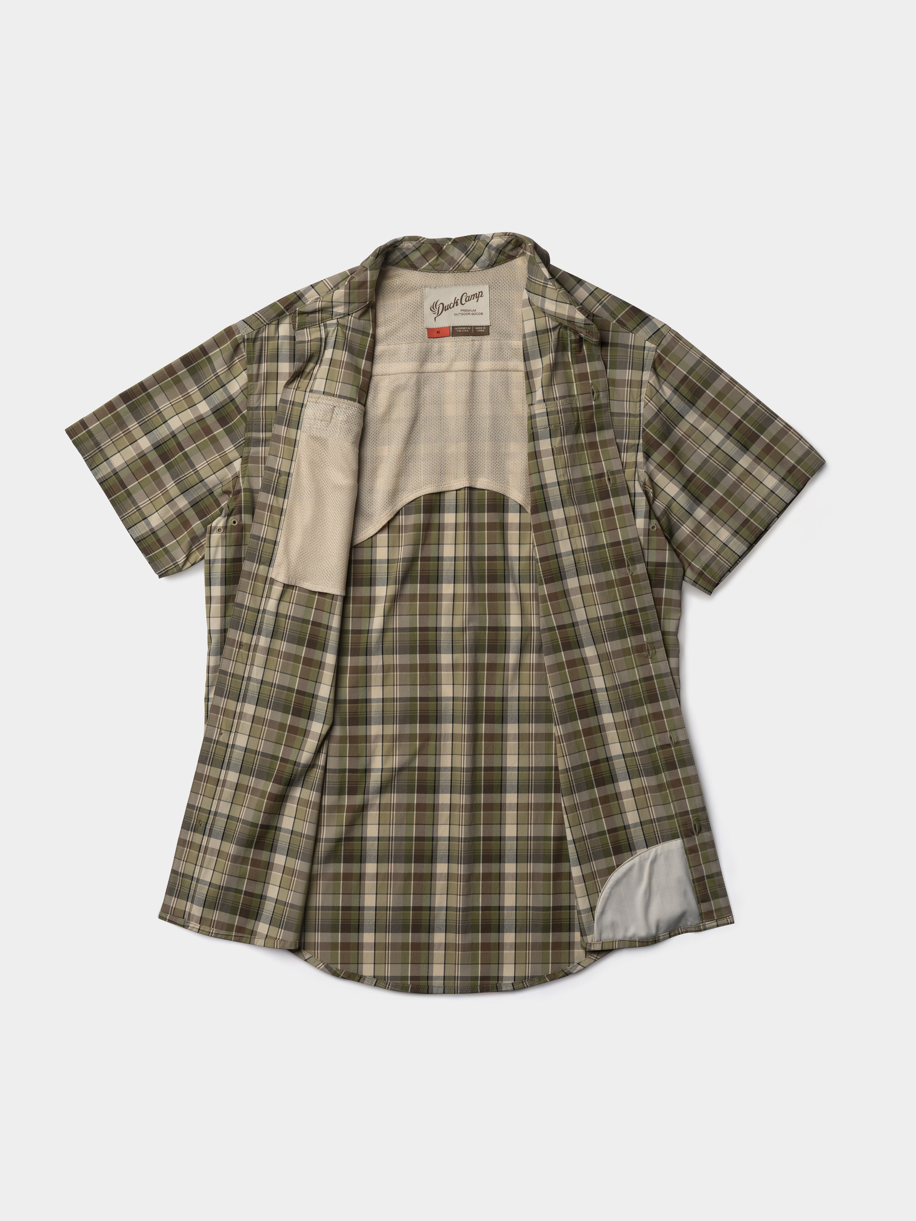 M's Signature Fishing Shirt Short Sleeve - Teton Plaid
