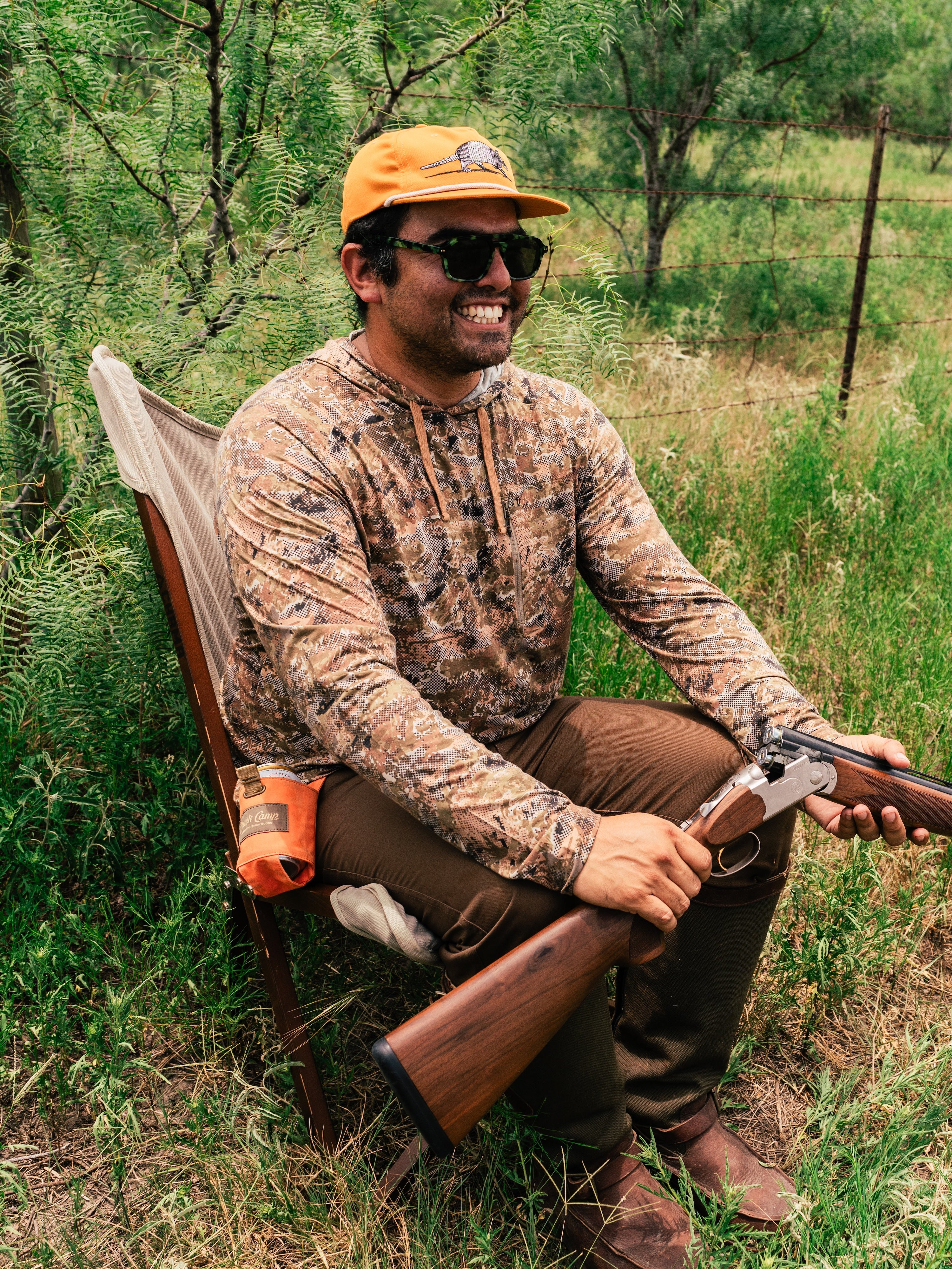 Canvas Game Bag Can Holster - Blaze/Wheat