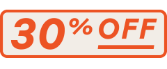 :30% off