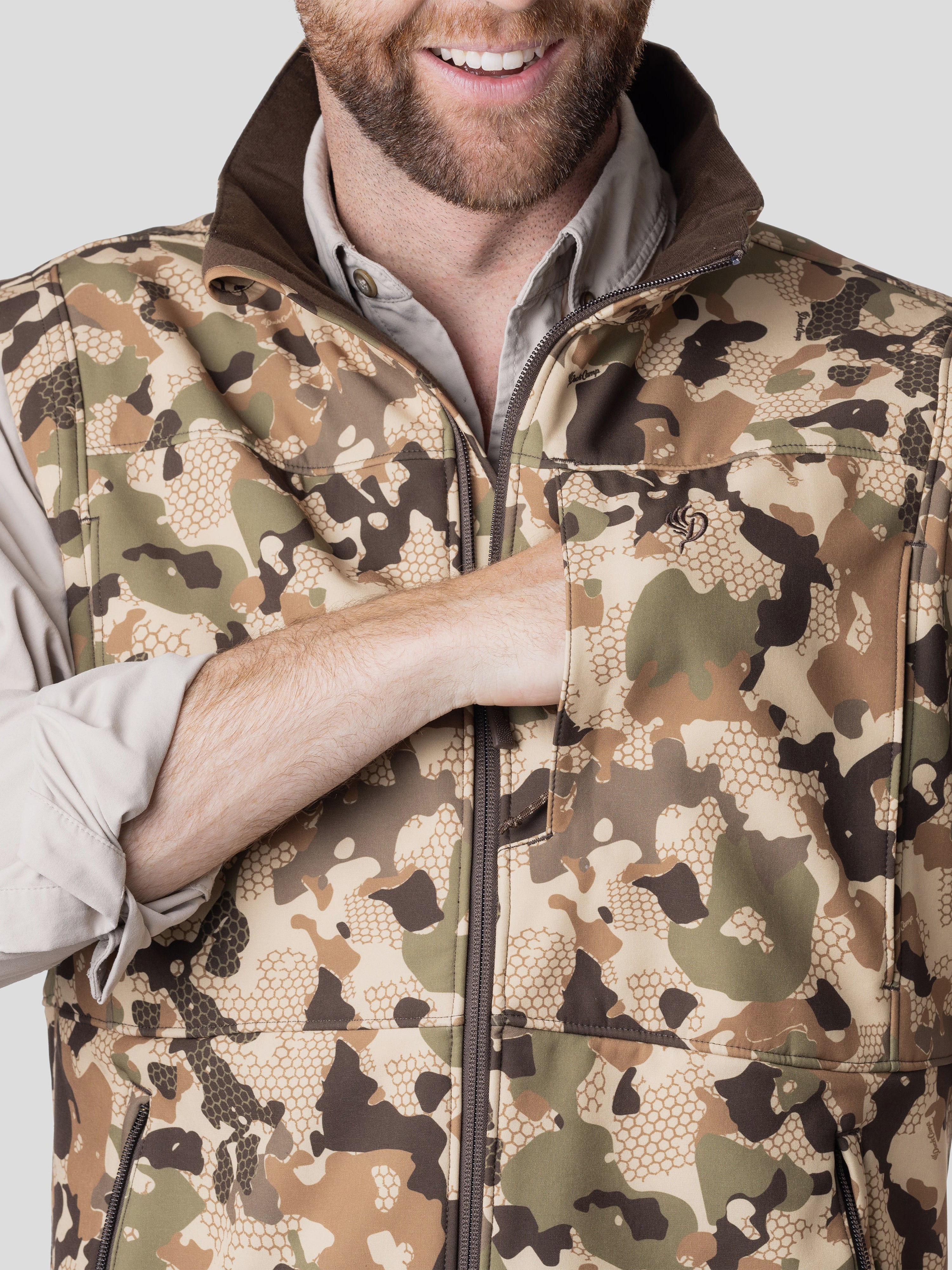 M's Contact Softshell Vest - Wetland