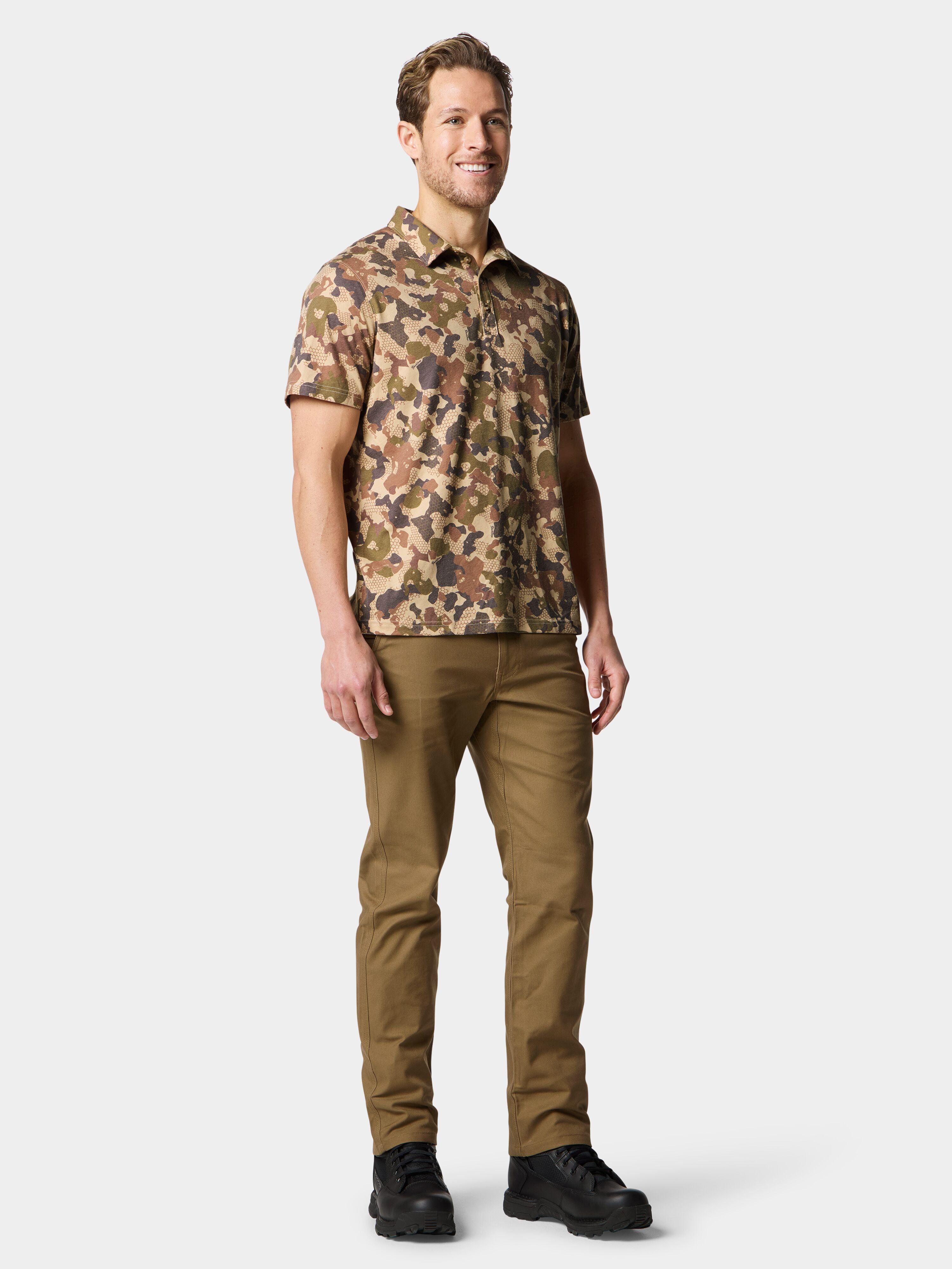 M's Essential drireleaseÂ® Polo - Wetland