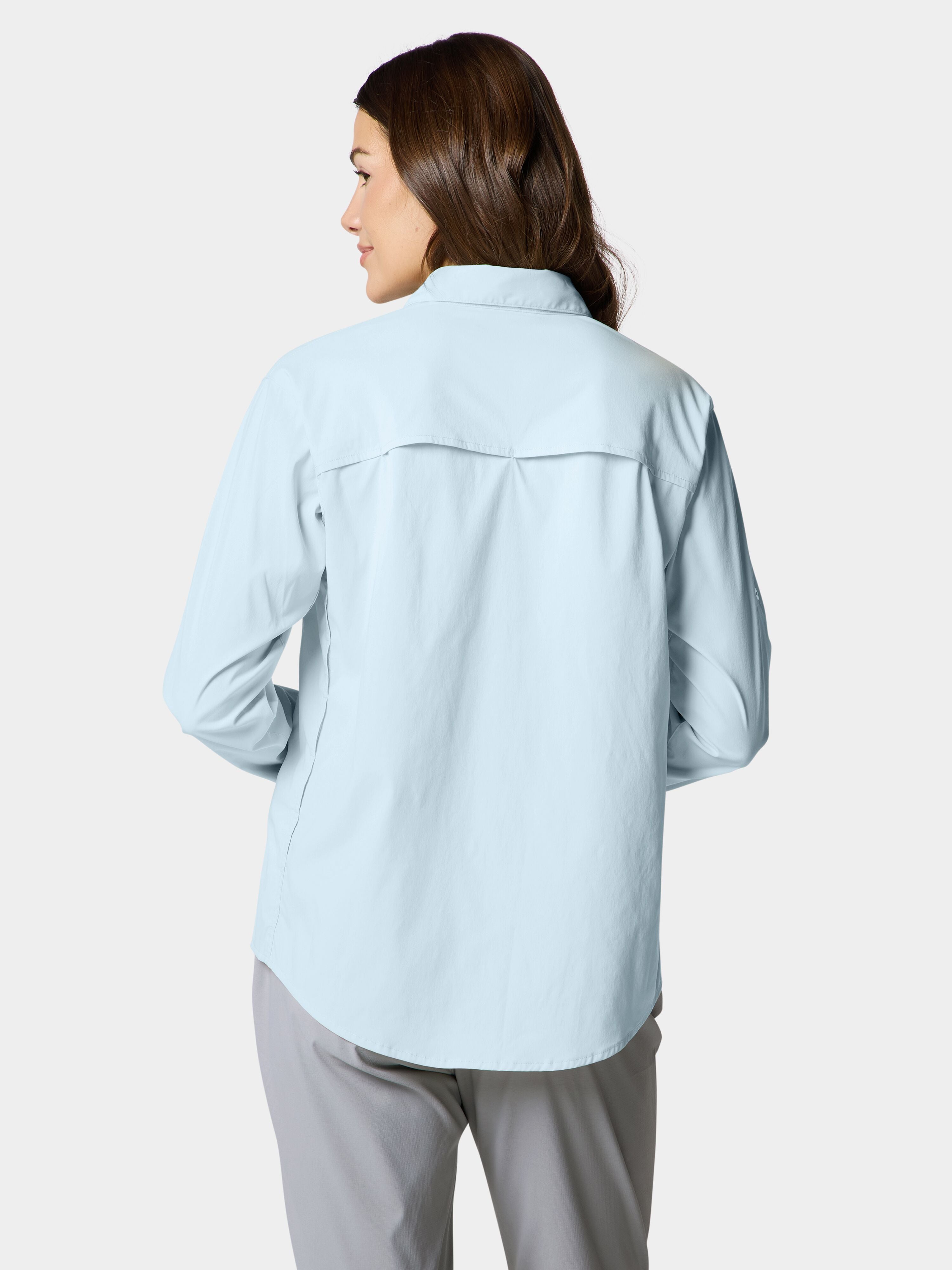 Women's Lightweight Fishing Shirt Long Sleeve - Ice Water