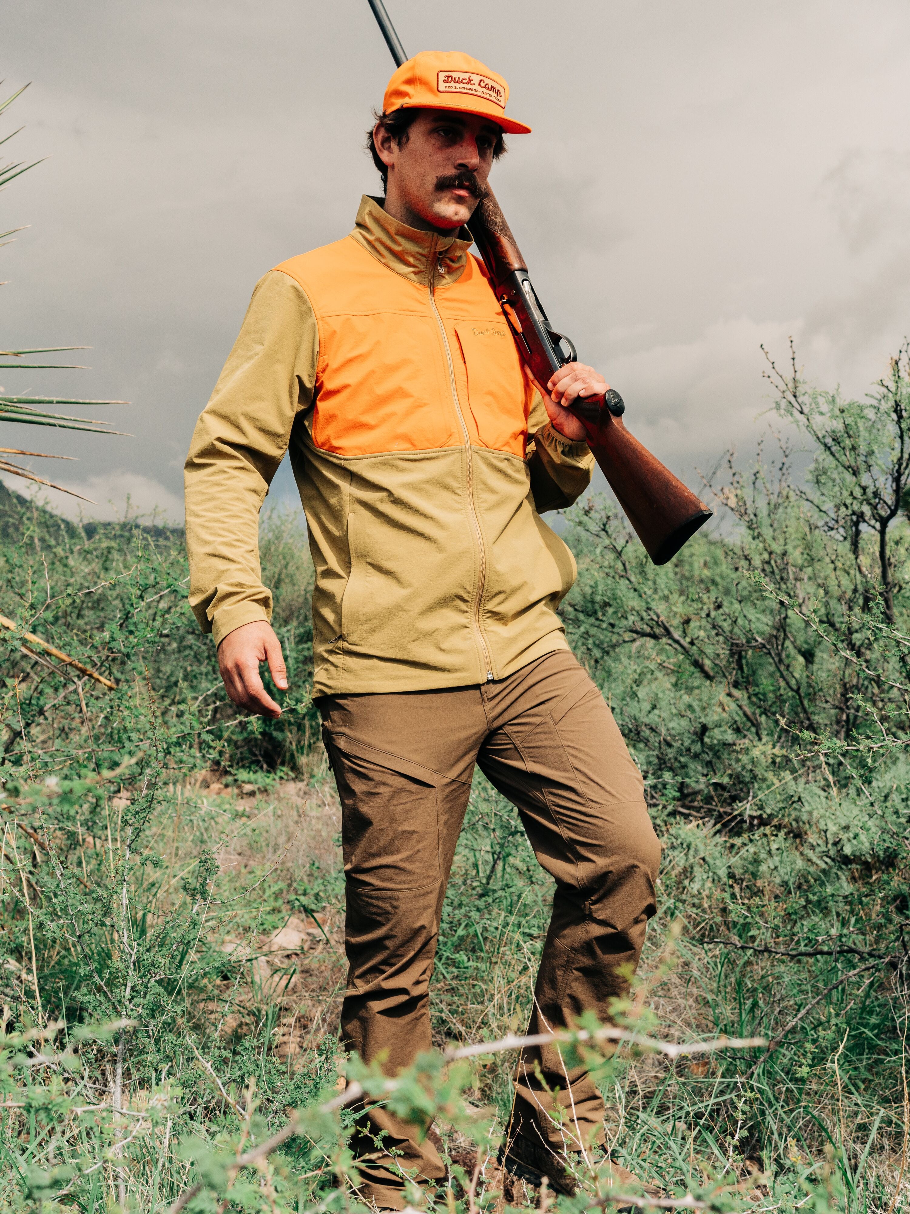 Men's Field Tech Jacket - Wheat / Blaze