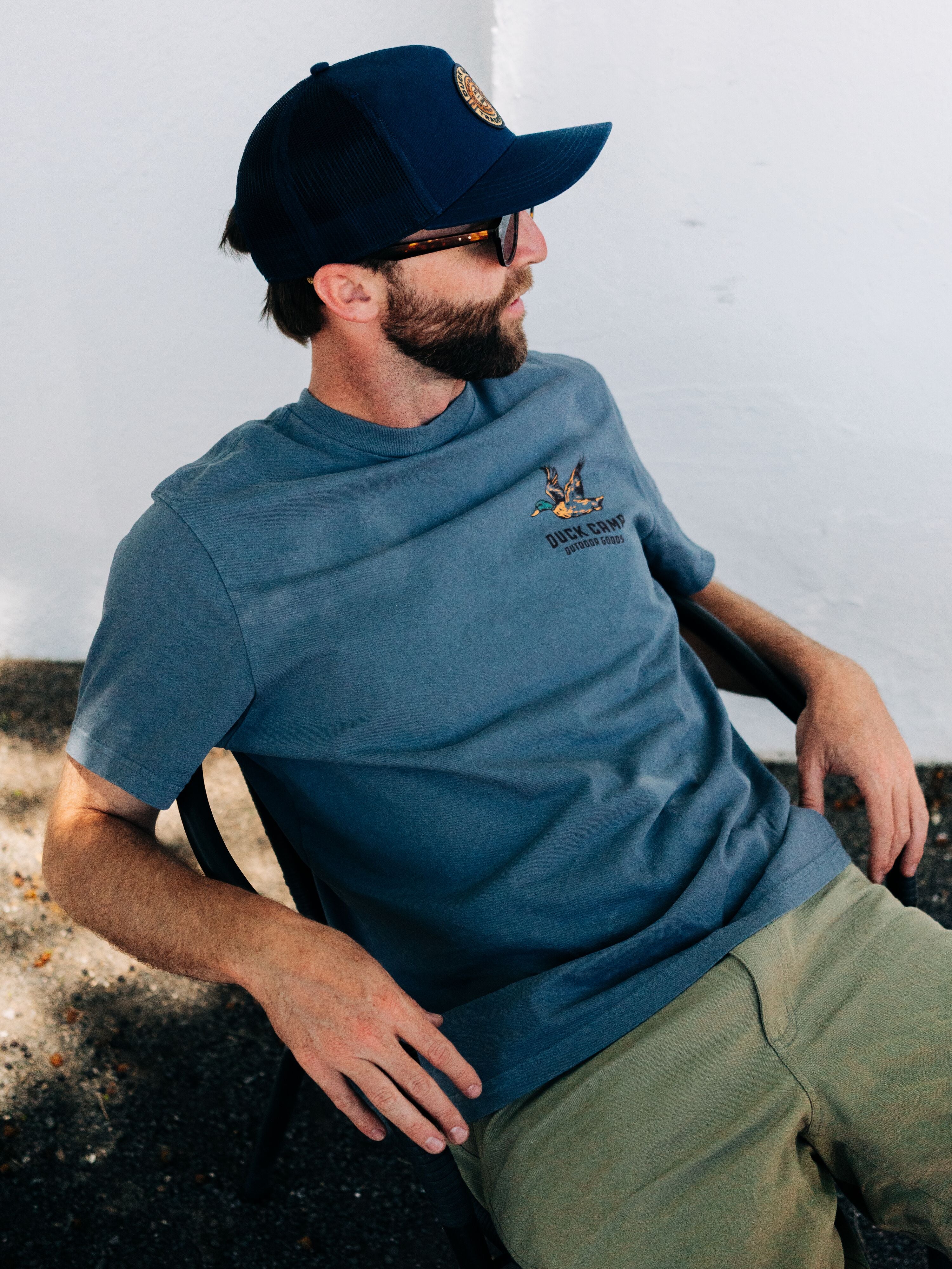 Banner Day T-Shirt - Dark Denim