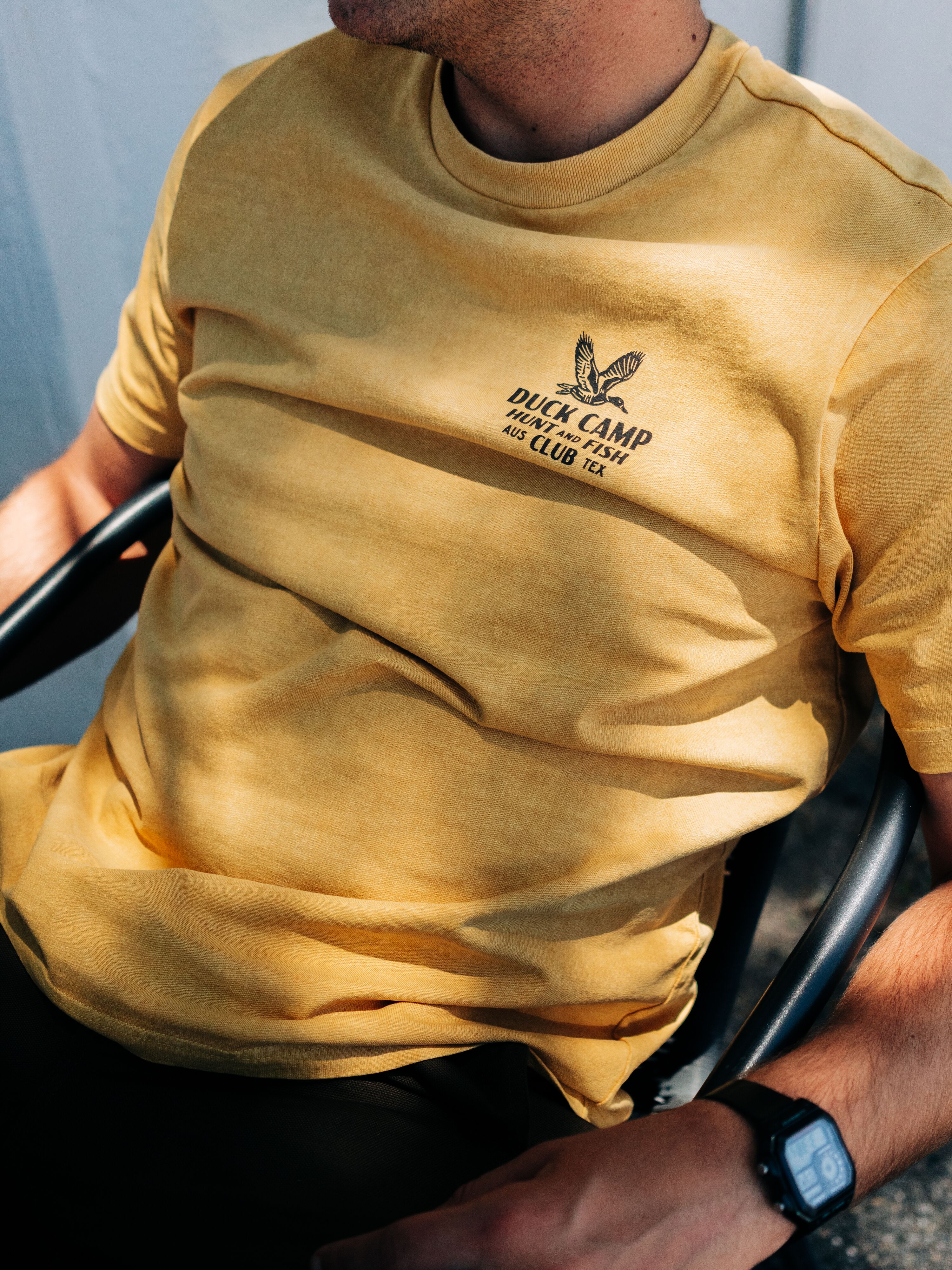 Hunt and Fish Club T-Shirt - Mustard