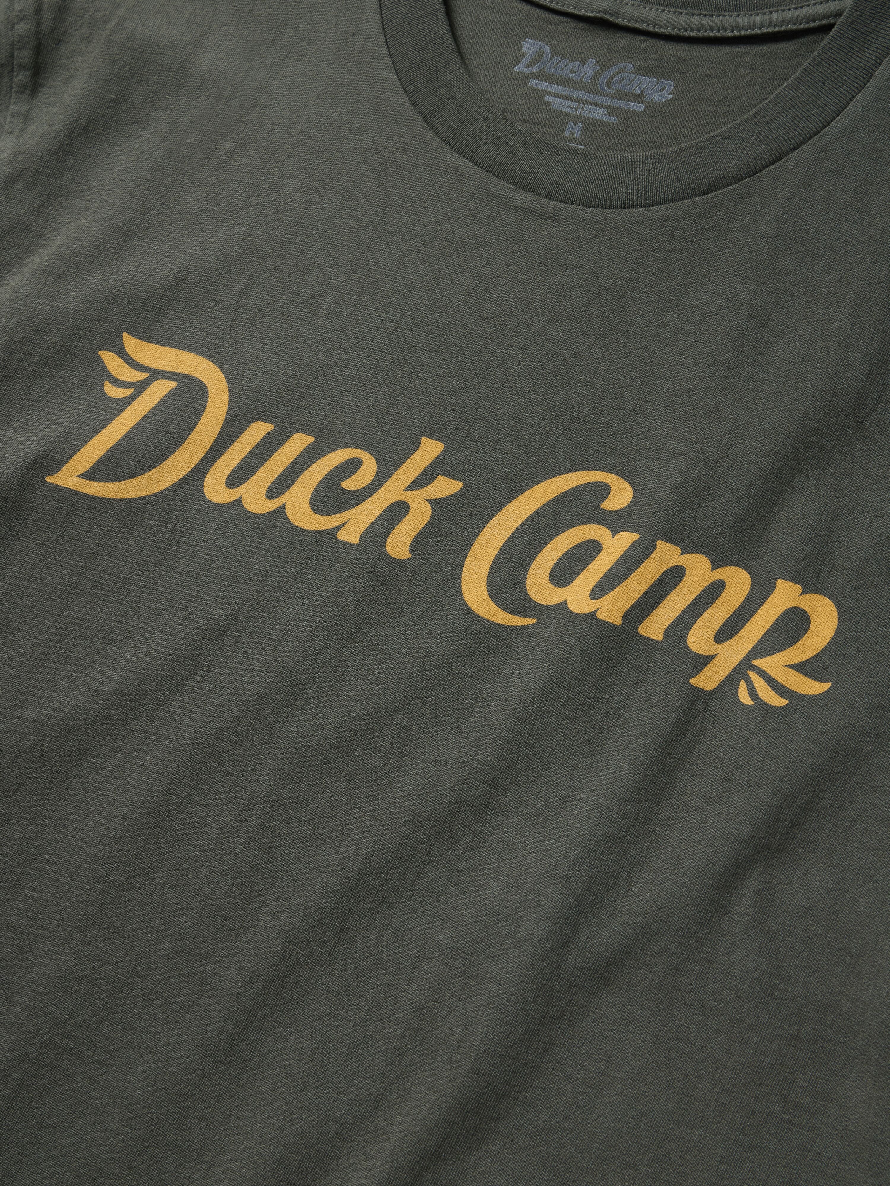 Duck Camp Logo T-Shirt - Raven