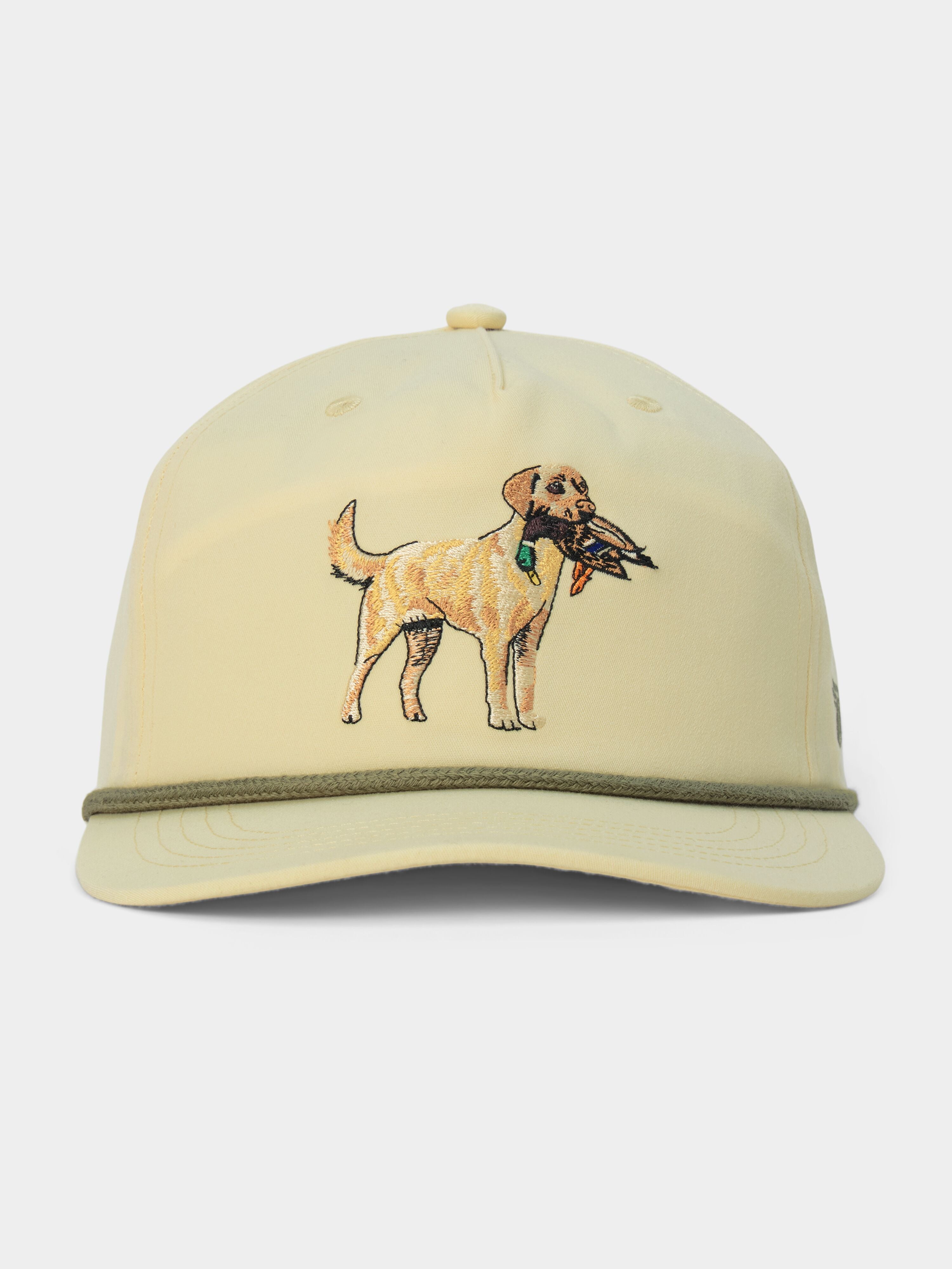 Yellow Lab Hat - Ivory
