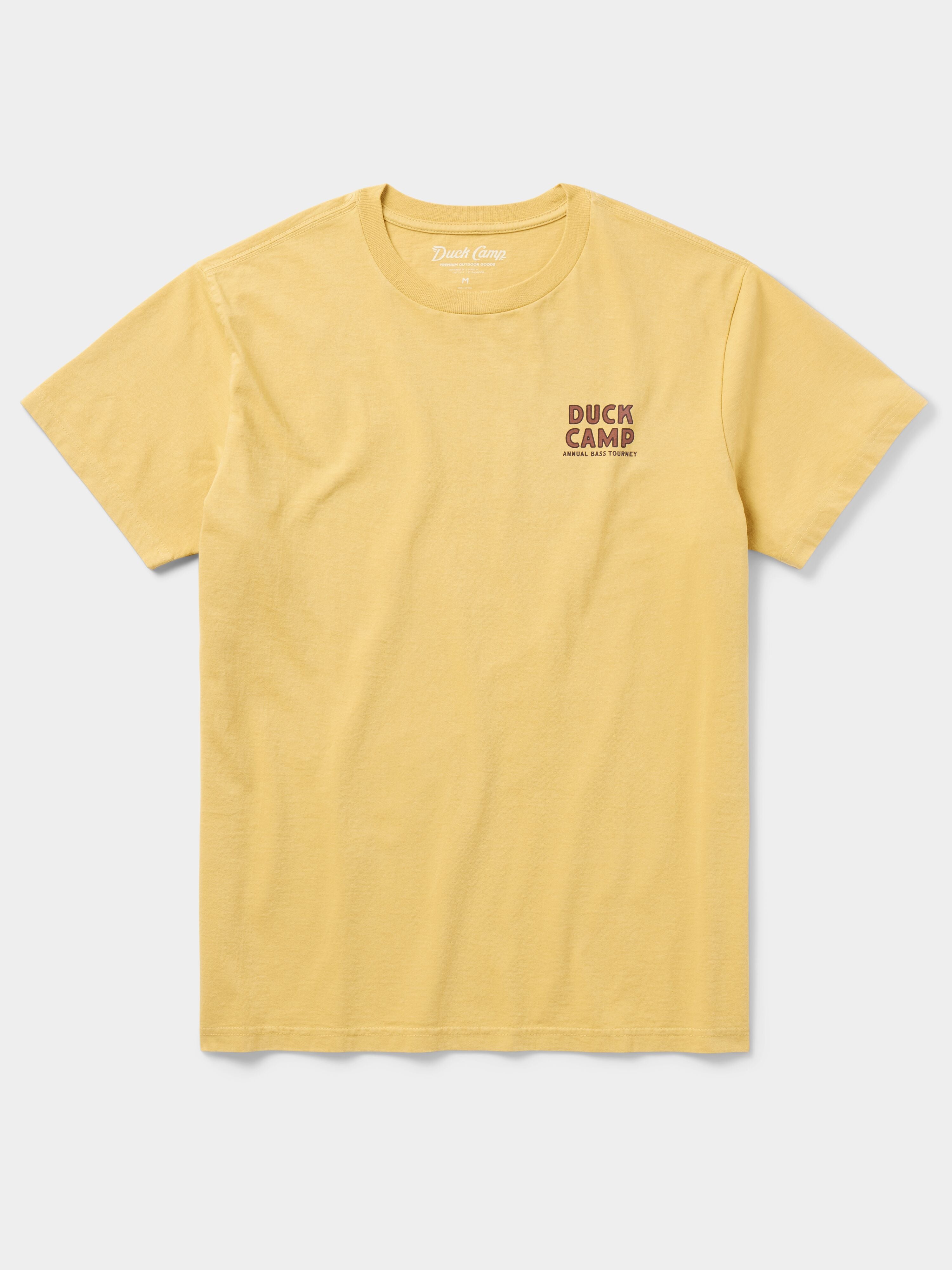 Bass Tourney Tee - Mustard