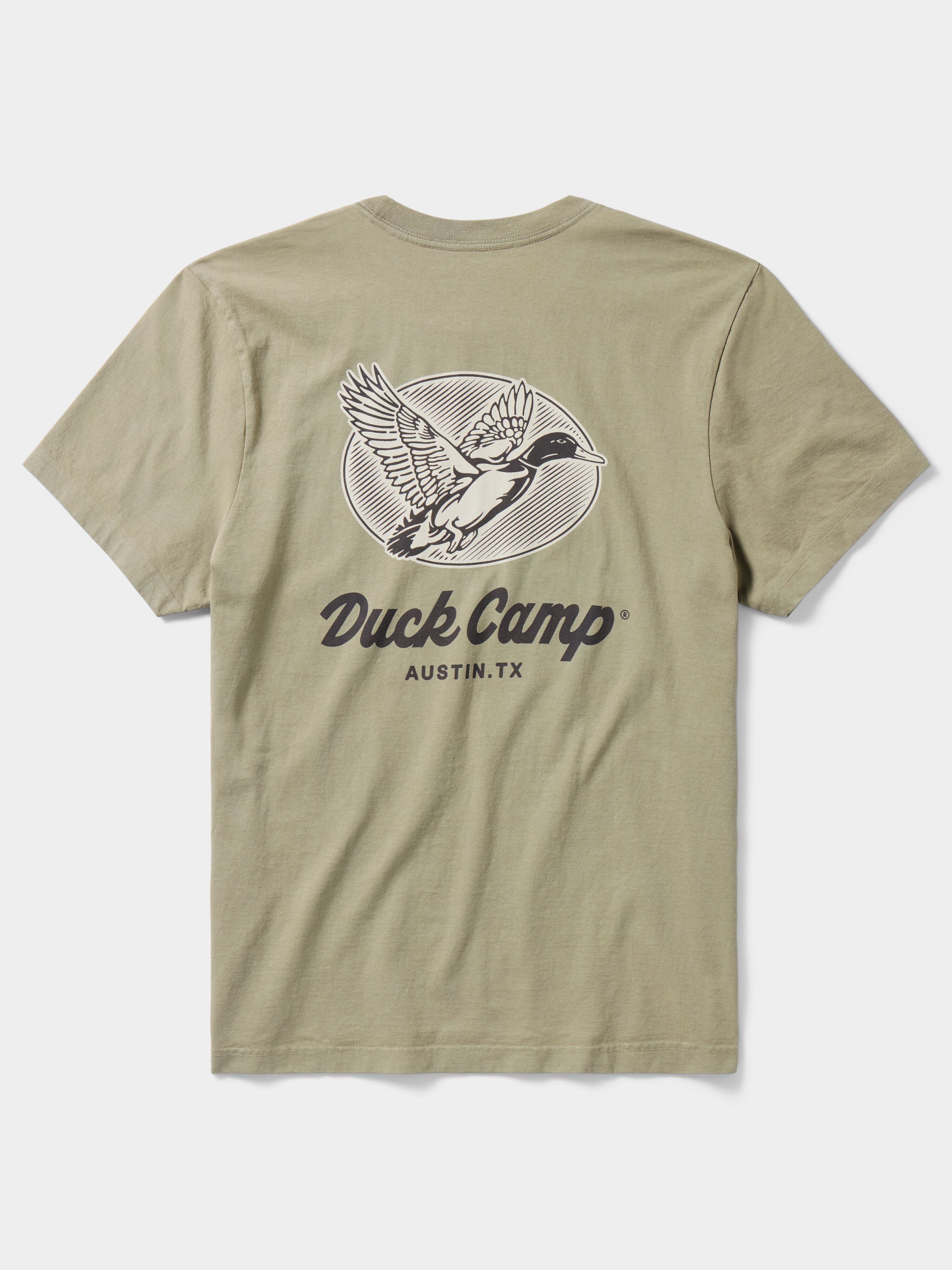 Lone Star Duck T-Shirt - Vintage Khaki