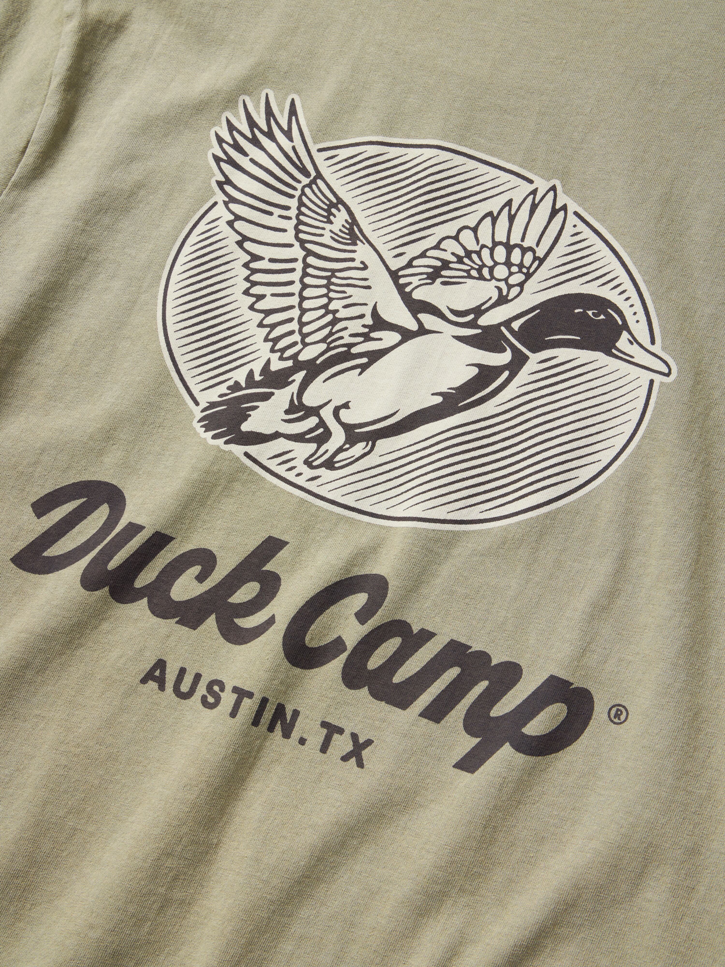 Lone Star Duck T-Shirt - Vintage Khaki
