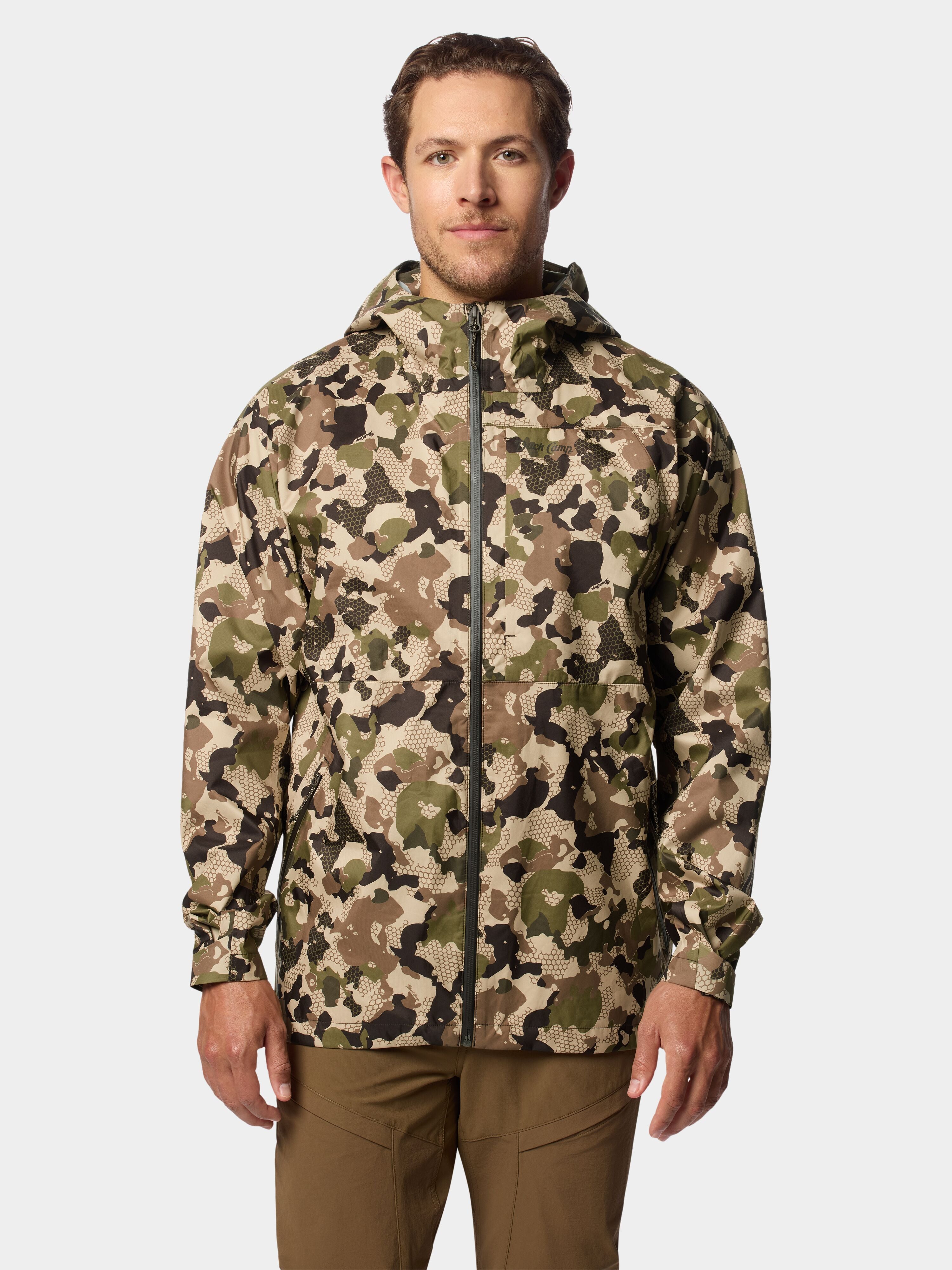 Men's 3L Packable Rain Shell - Wetland