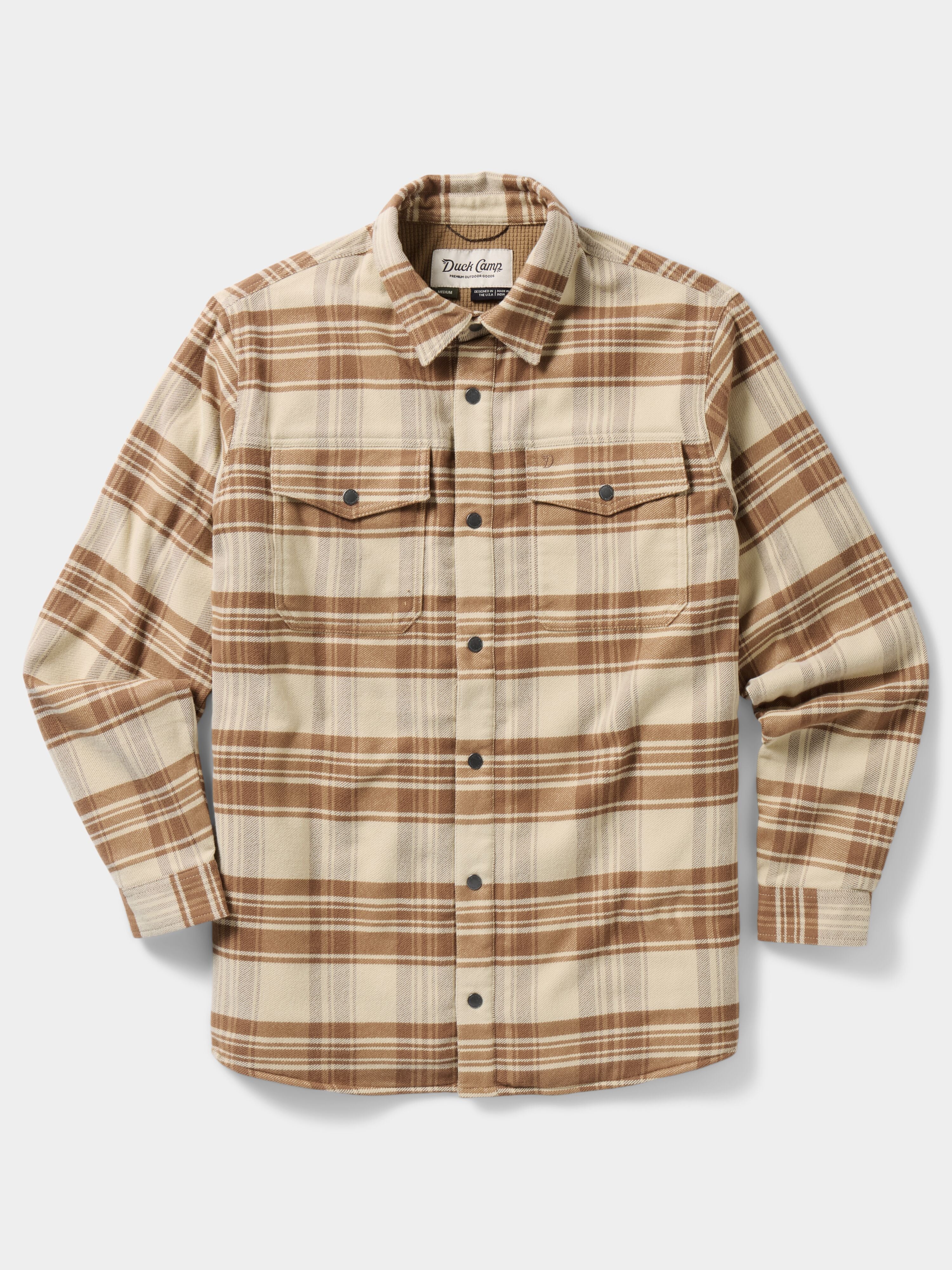 Men's Campfire Shacket - Elliot Plaid Birch