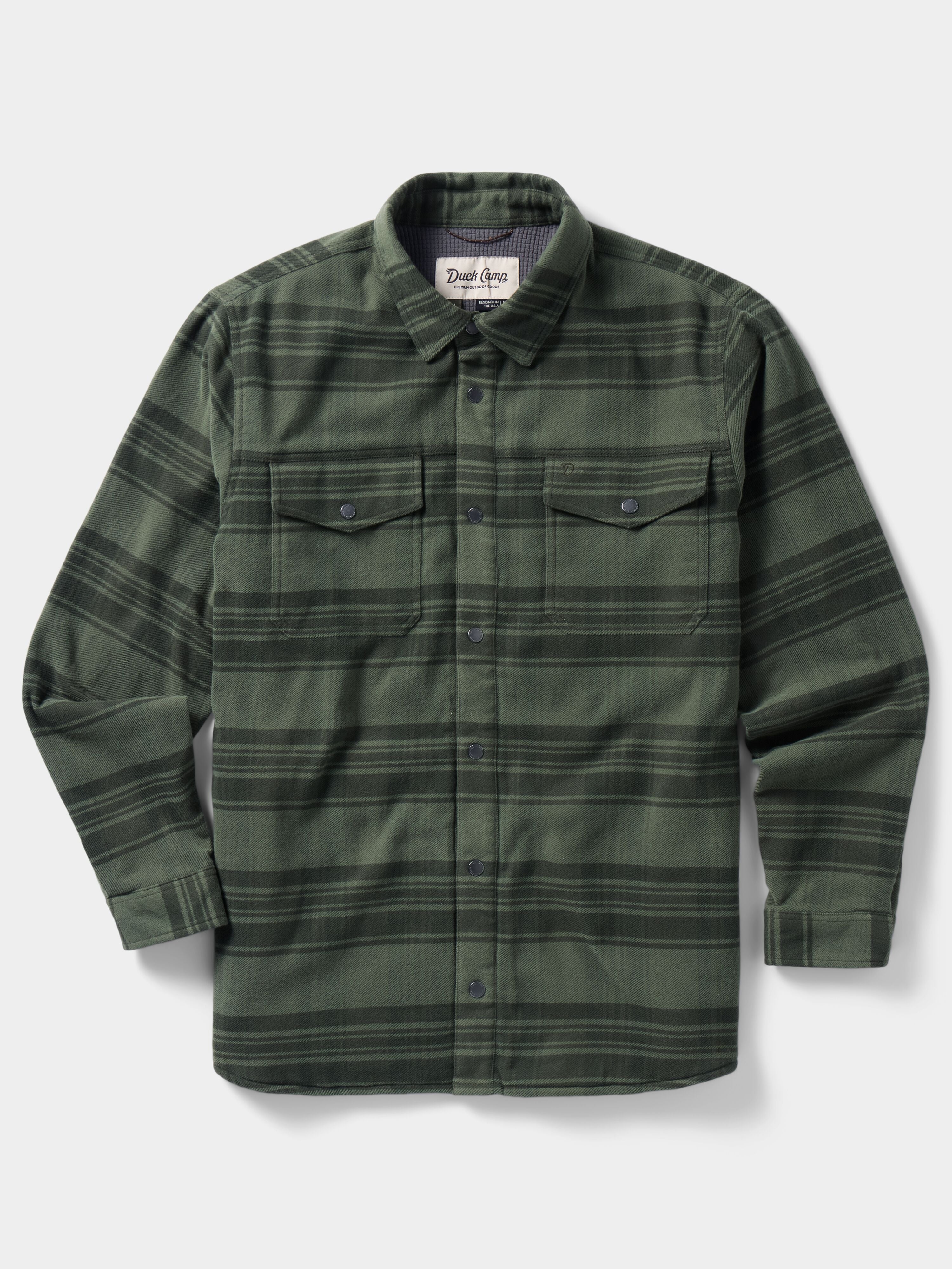 Men's Campfire Shacket - Elliot Plaid Thyme
