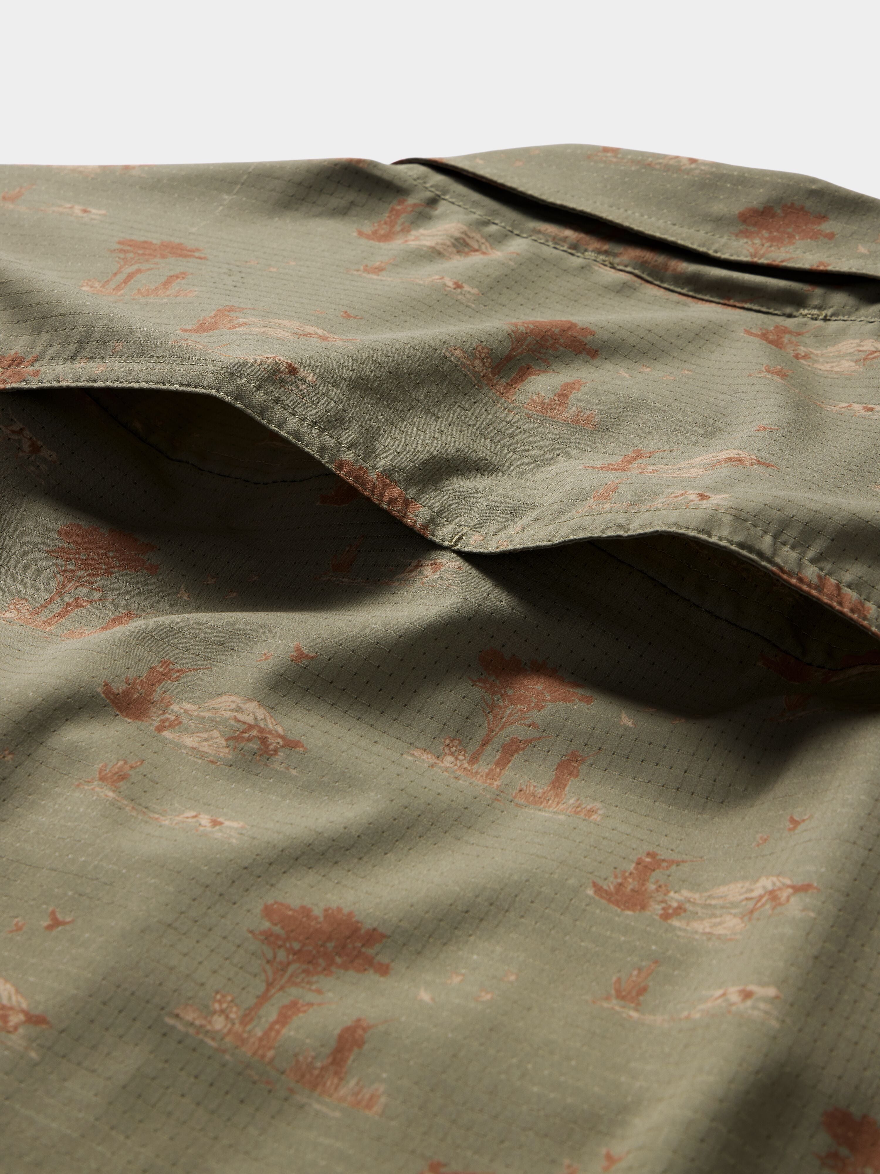 Men's Cast & Blast Perforated Shirt - Long Sleeve - Opening Day Sagebrush