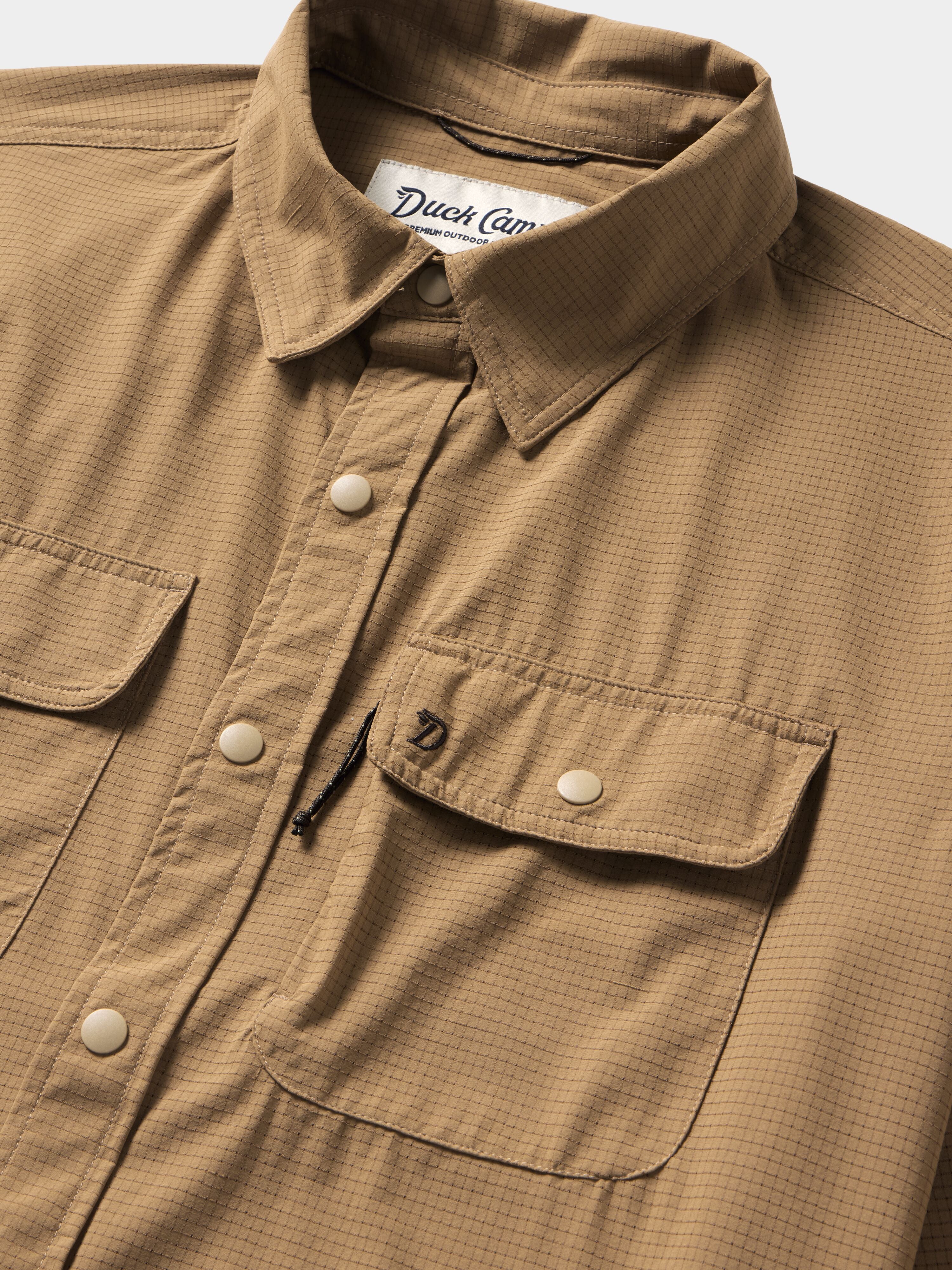 Men's Cast & Blast Perforated Shirt - Long Sleeve - Reed