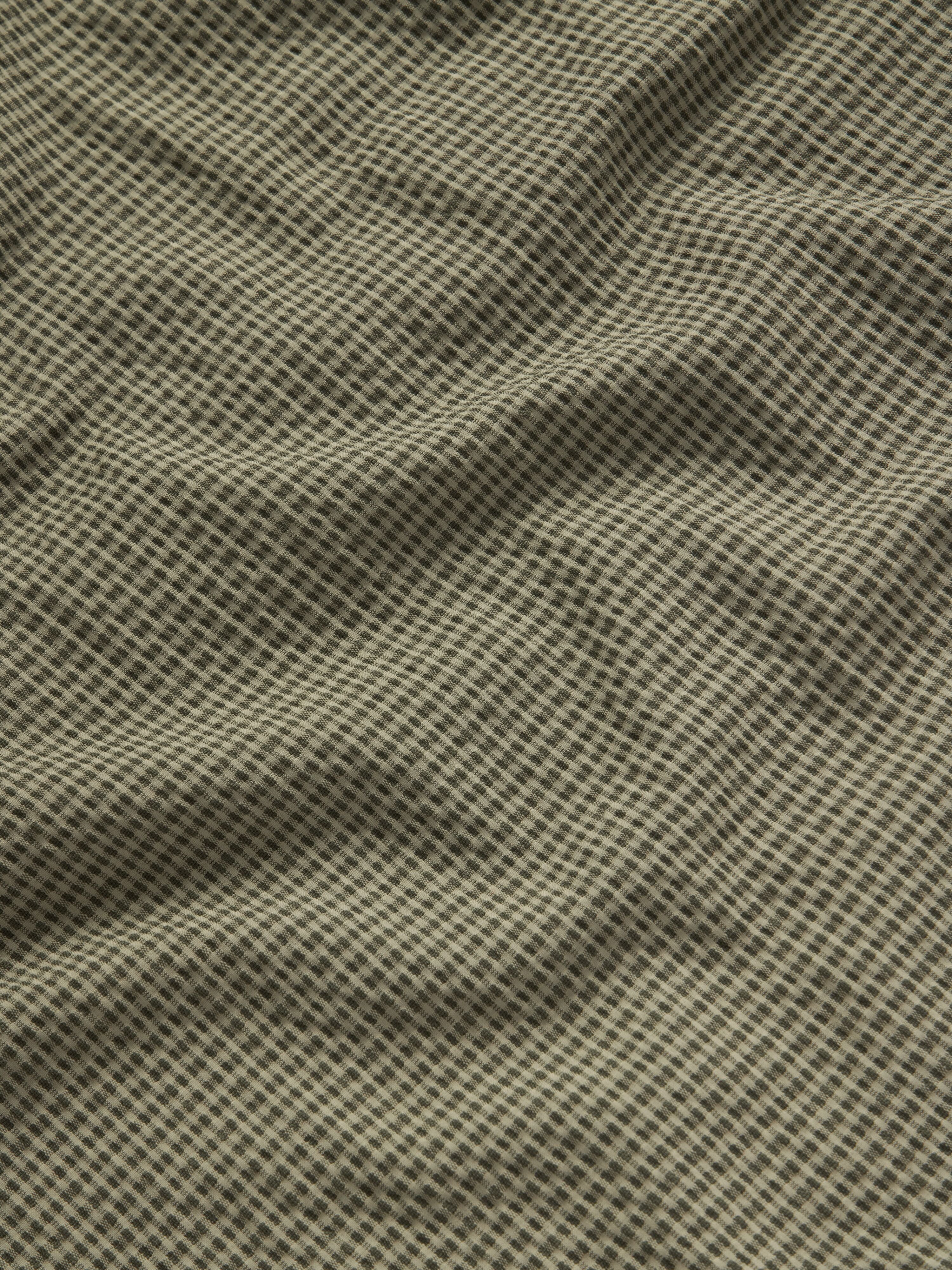 Men's Coastal Seersucker Shirt Short Sleeve - Moss