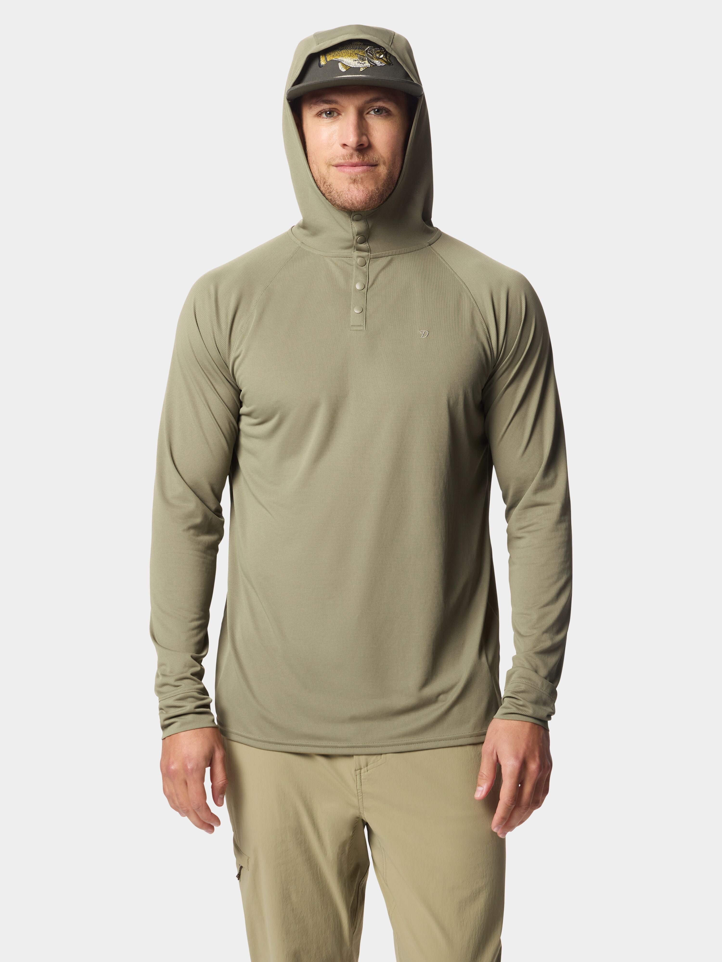 M's DC Bug Screen First Layer Hoodie - Sagebrush