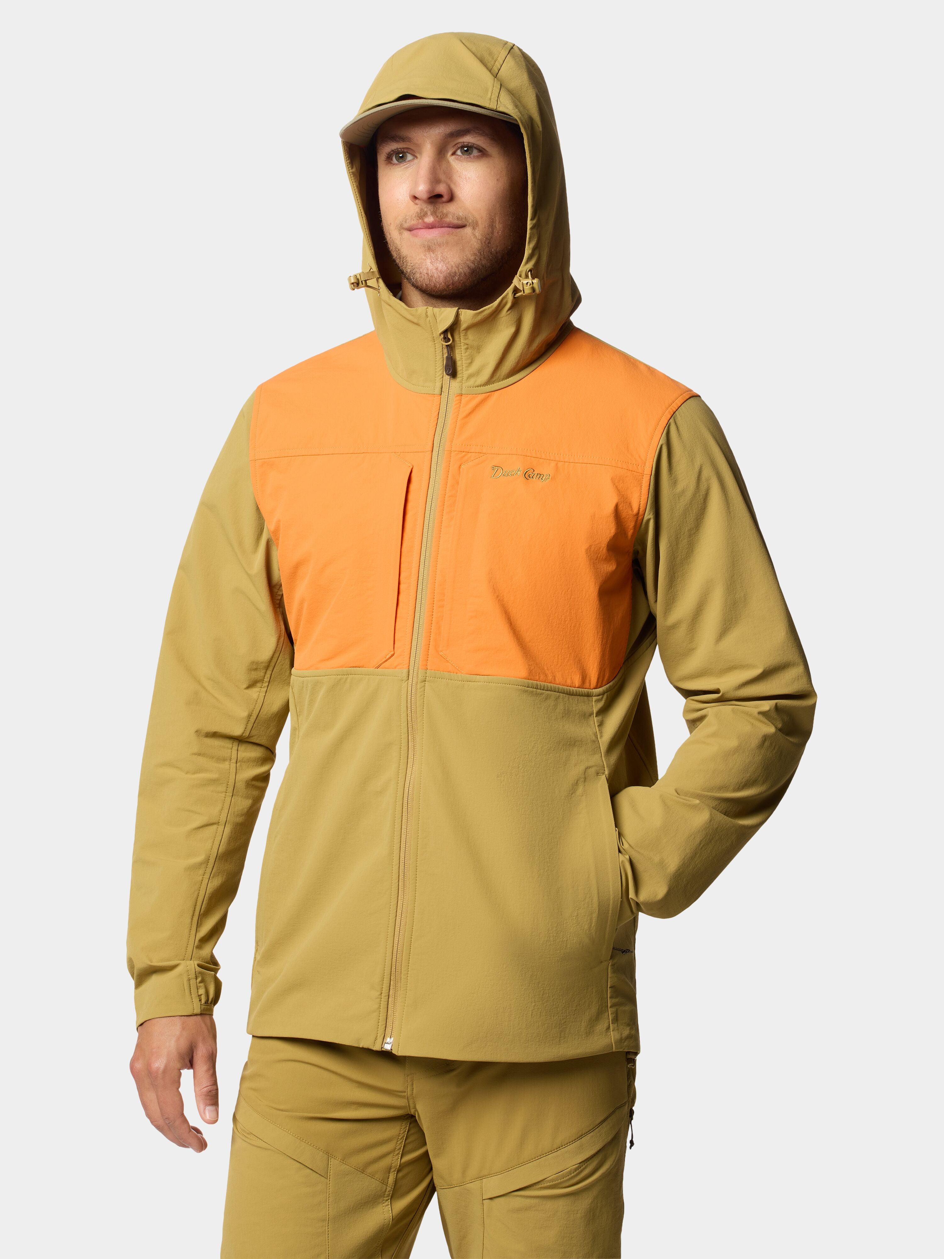 Men's Field Tech Hoodie - Wheat / Blaze