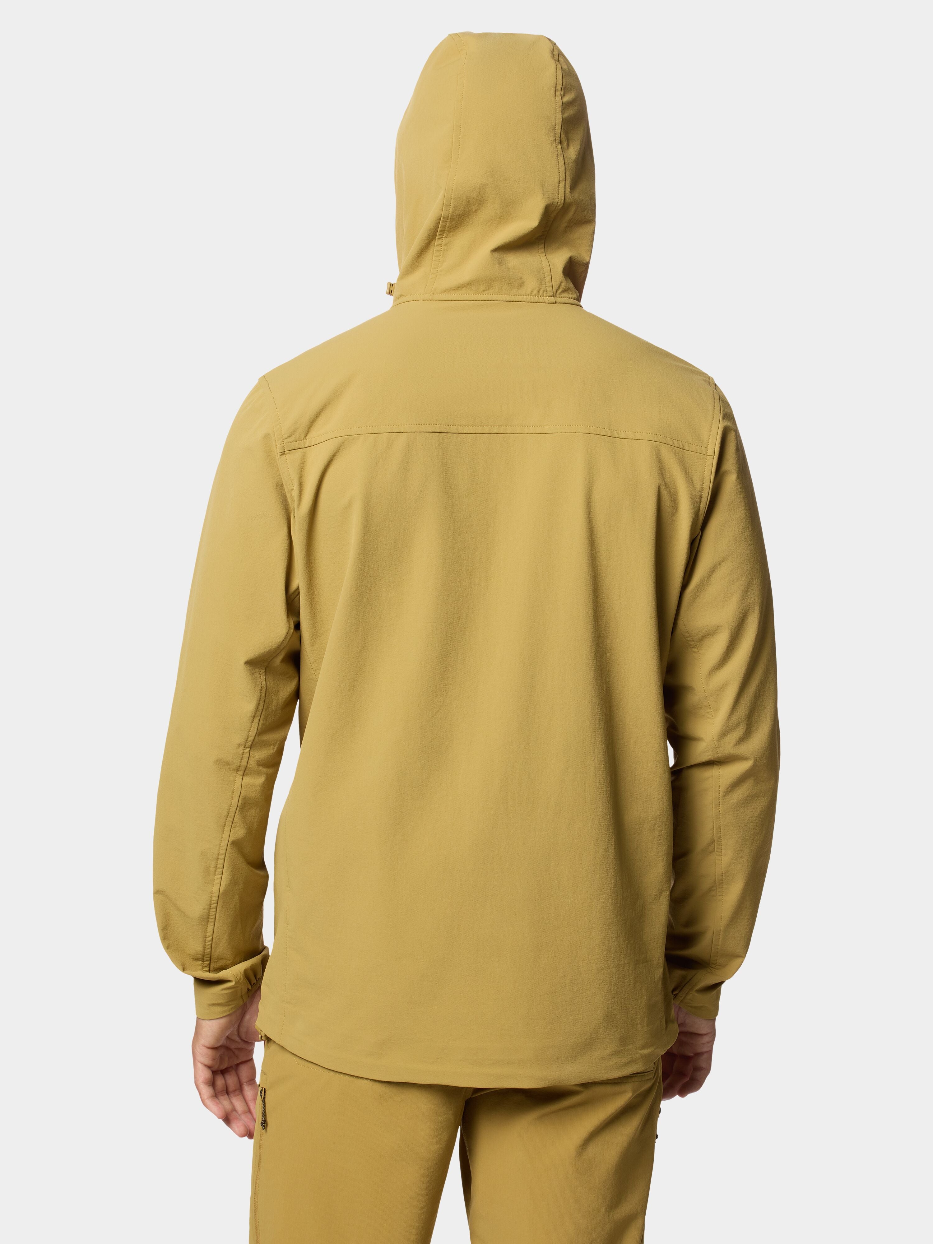 Men's Field Tech Hoodie - Wheat / Blaze