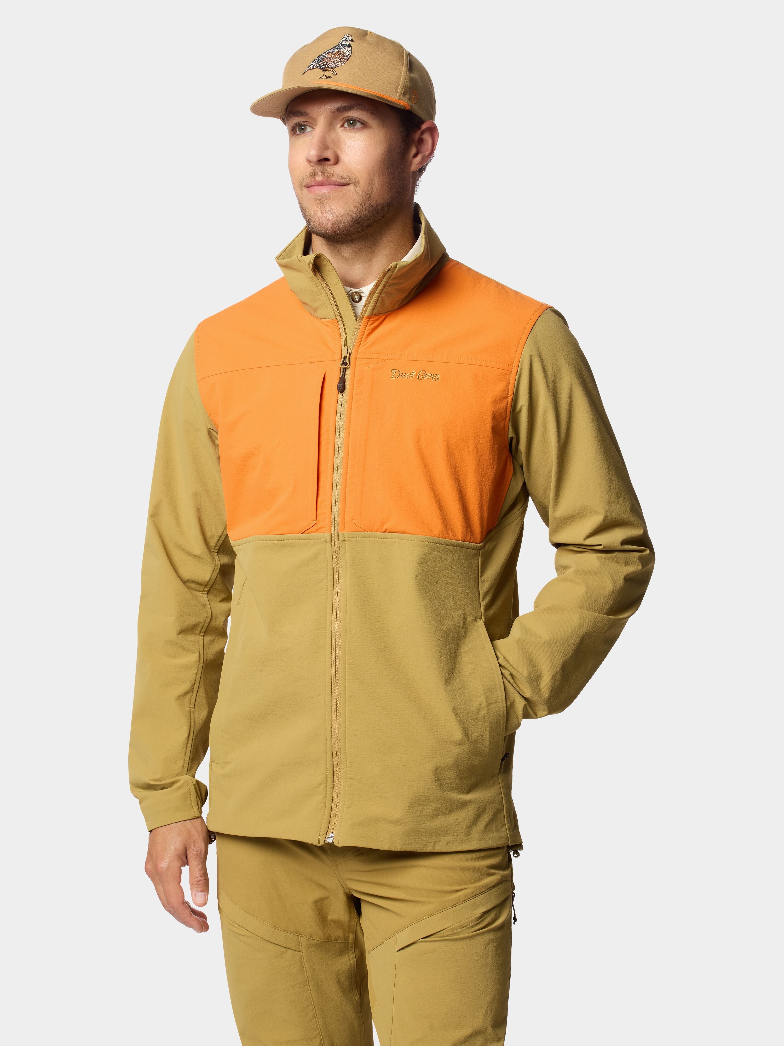 Men's Field Tech Jacket - Wheat / Blaze