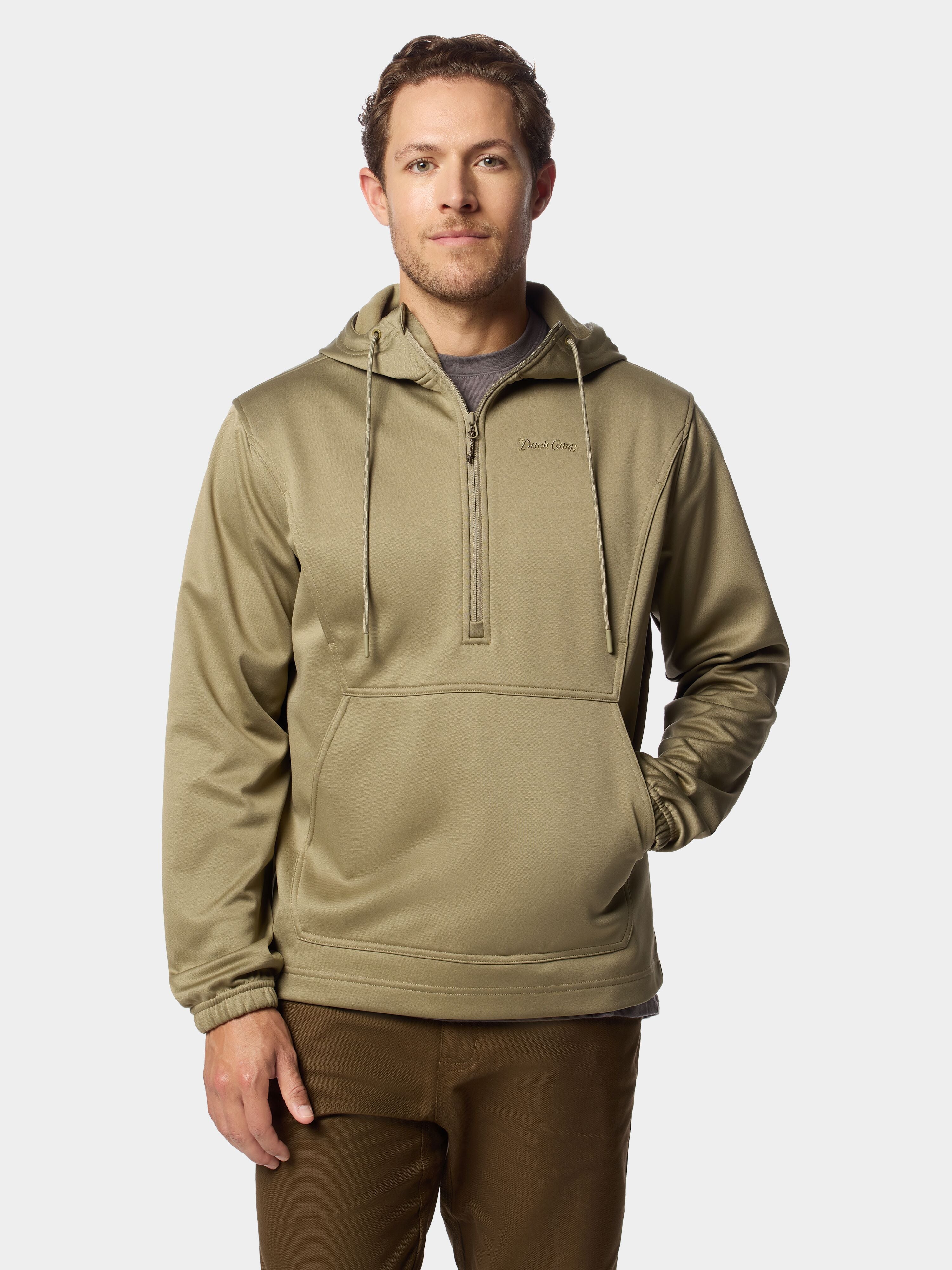 Men's Head Guide Half Zip Hoodie - Sagebrush