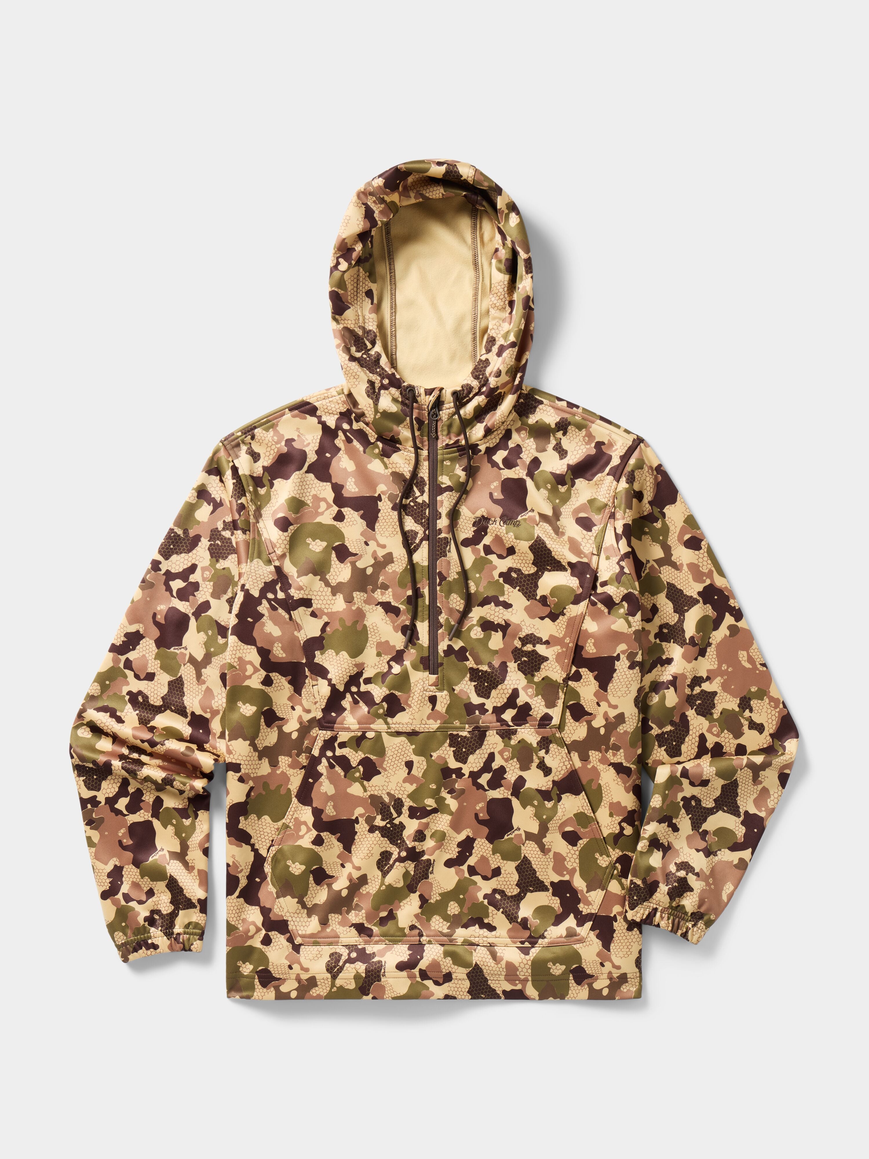 Men's Head Guide Half Zip Hoodie - Wetland