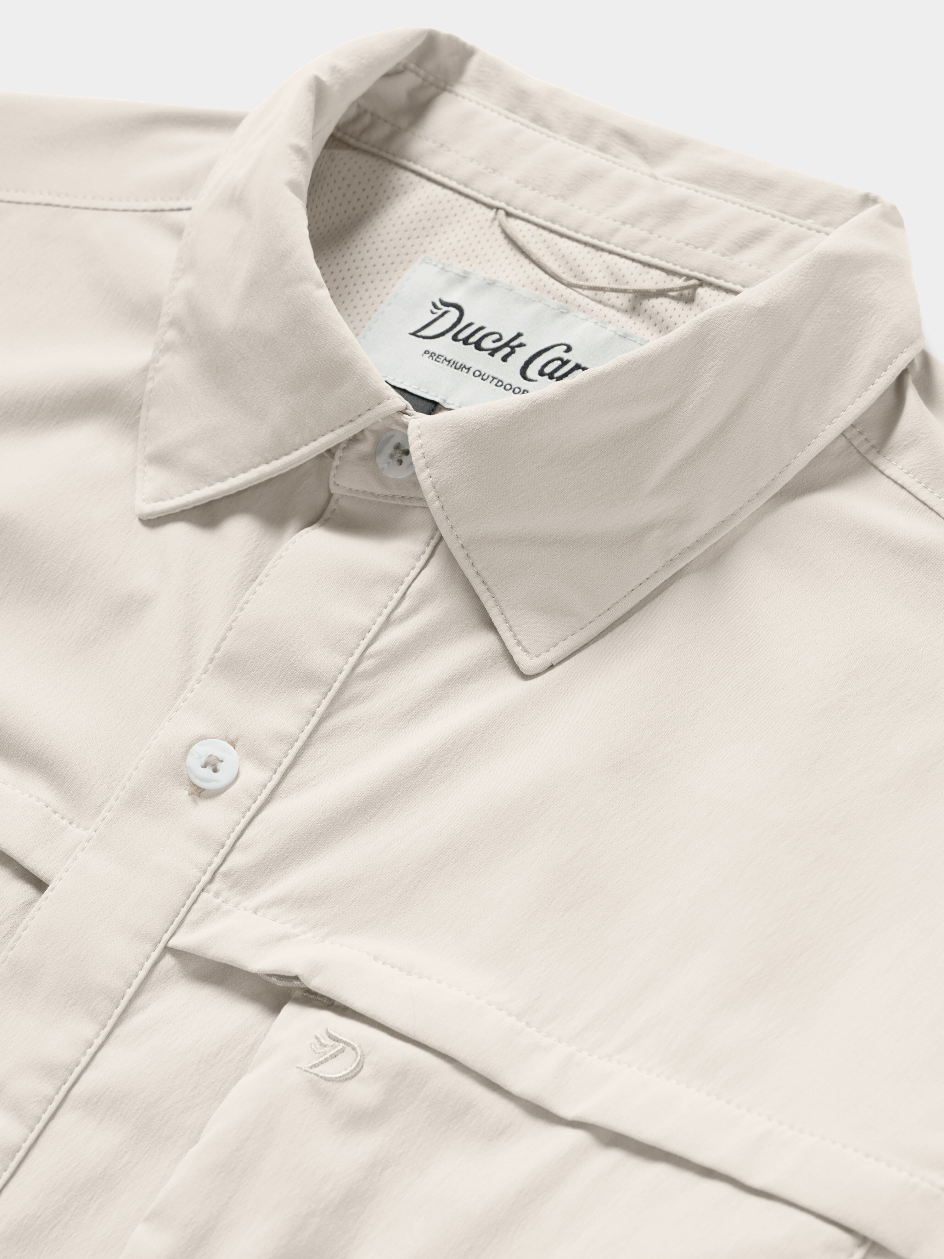 Men's Lightweight Fishing Shirt Long Sleeve - Birch