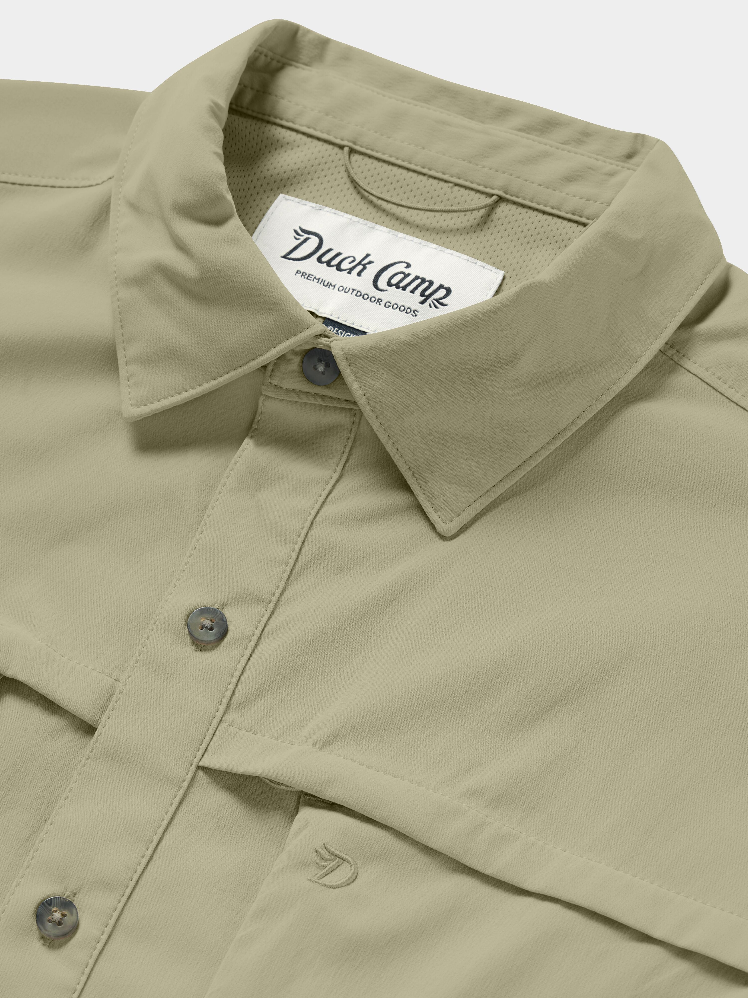 Men's Lightweight Fishing Shirt Short Sleeve - Sagebrush