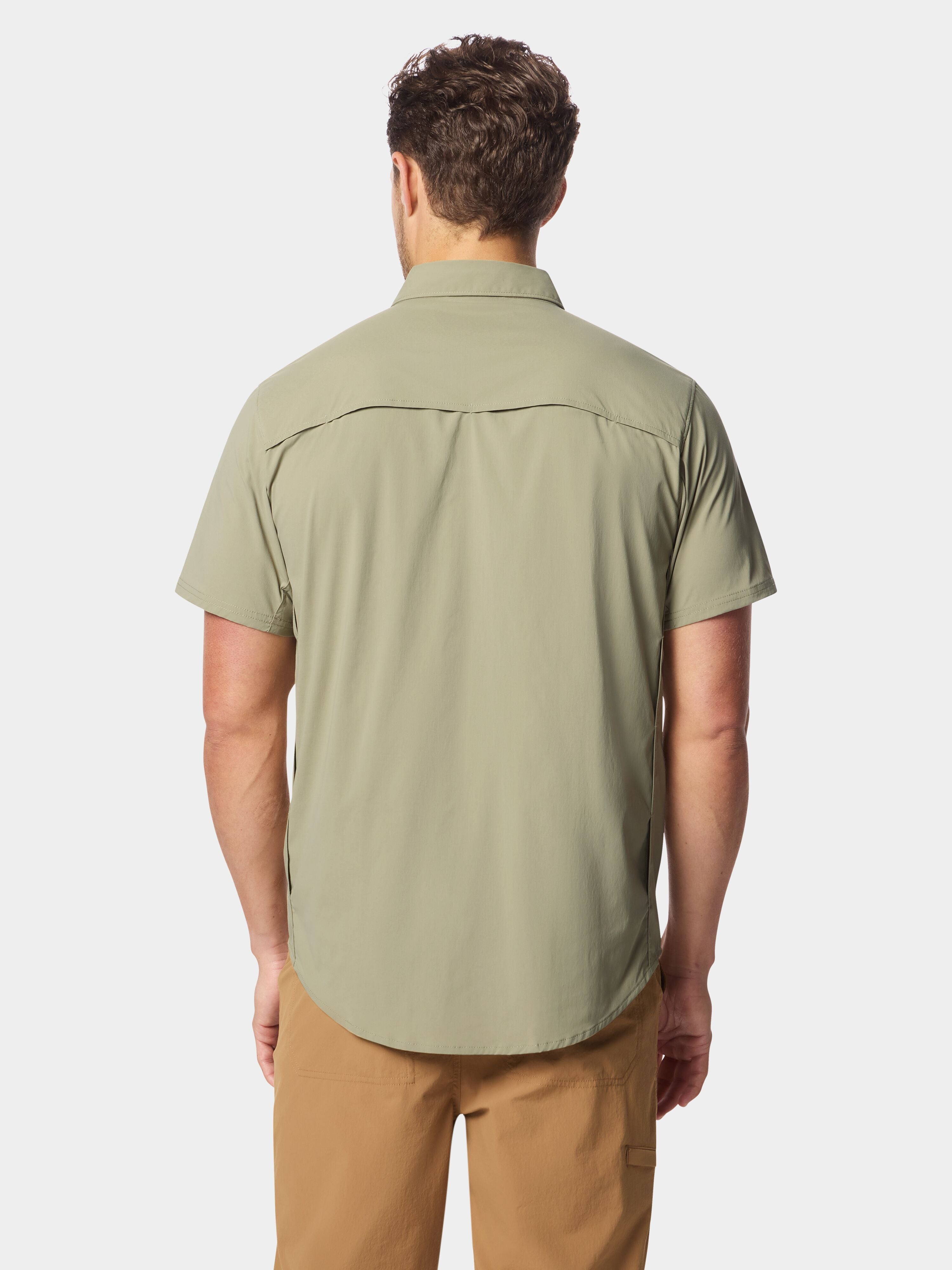 Men's Lightweight Fishing Shirt Short Sleeve - Sagebrush