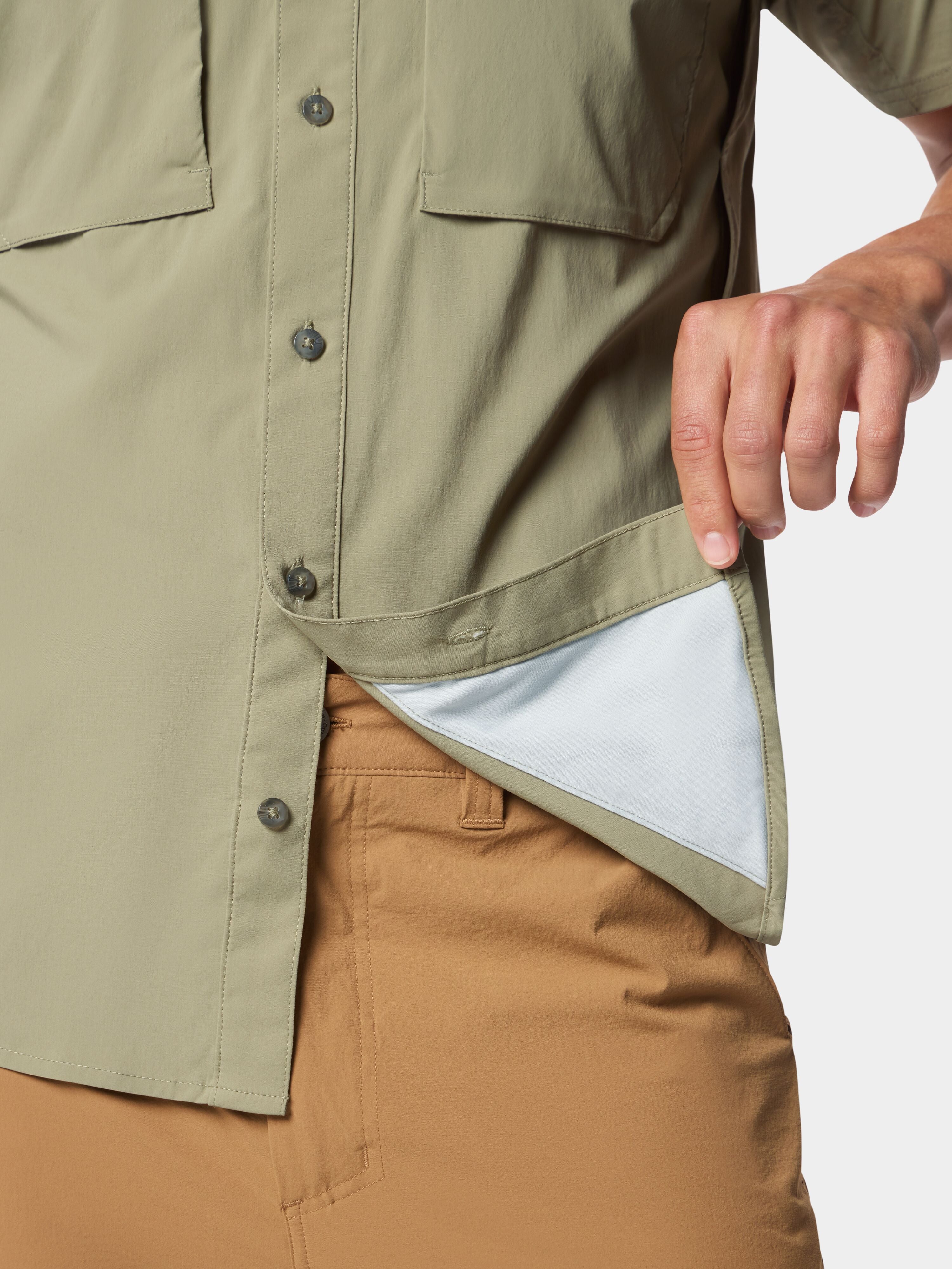 Men's Lightweight Fishing Shirt Short Sleeve - Sagebrush