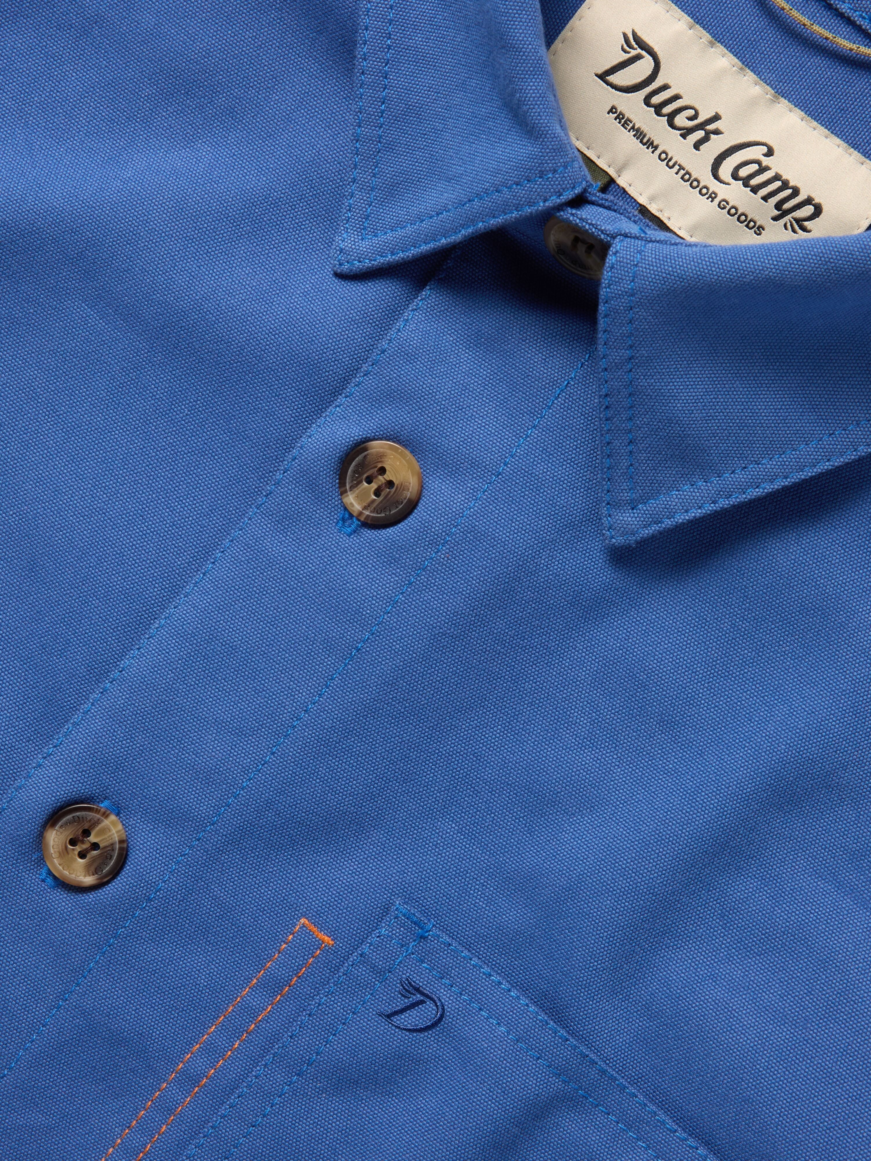 M's Brrr® Lightweight Brush Overshirt - Tide Blue